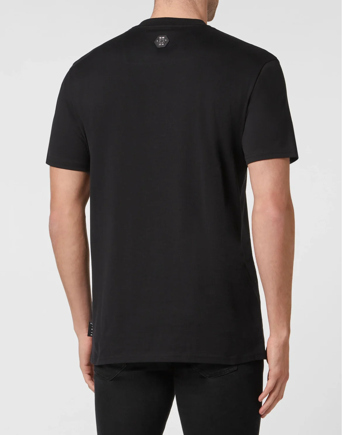 T-shirt Round Neck SS with Crystals, цвет: Черный