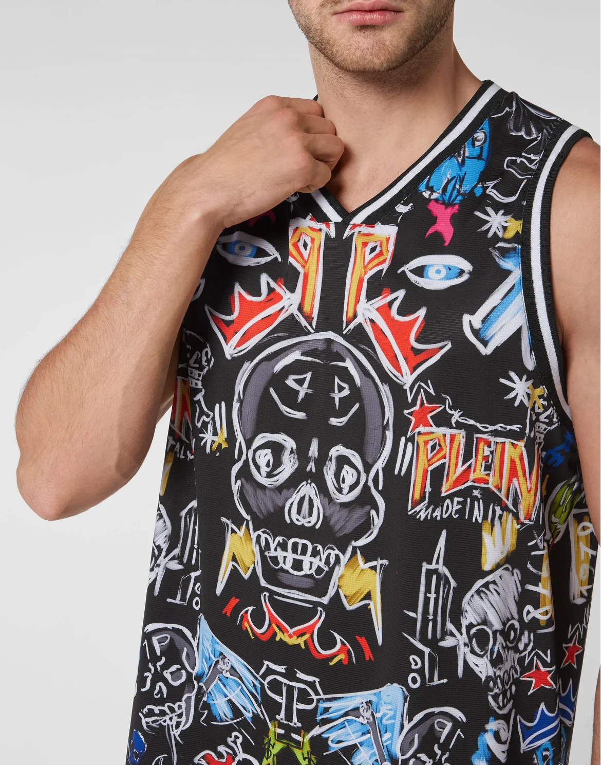 Basket Top Skull, цвет: Черный