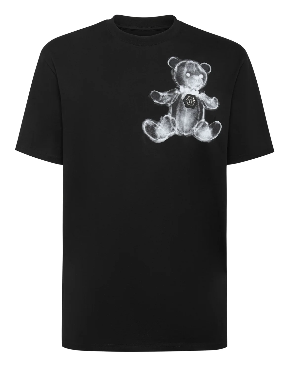 T-shirt Round Neck SS Teddy Bear, цвет: Черный