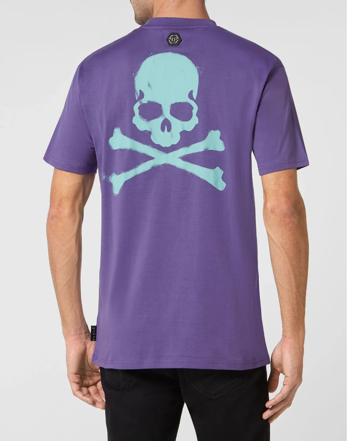 T-shirt Round Neck SS Skull, цвет: Фиолетовый