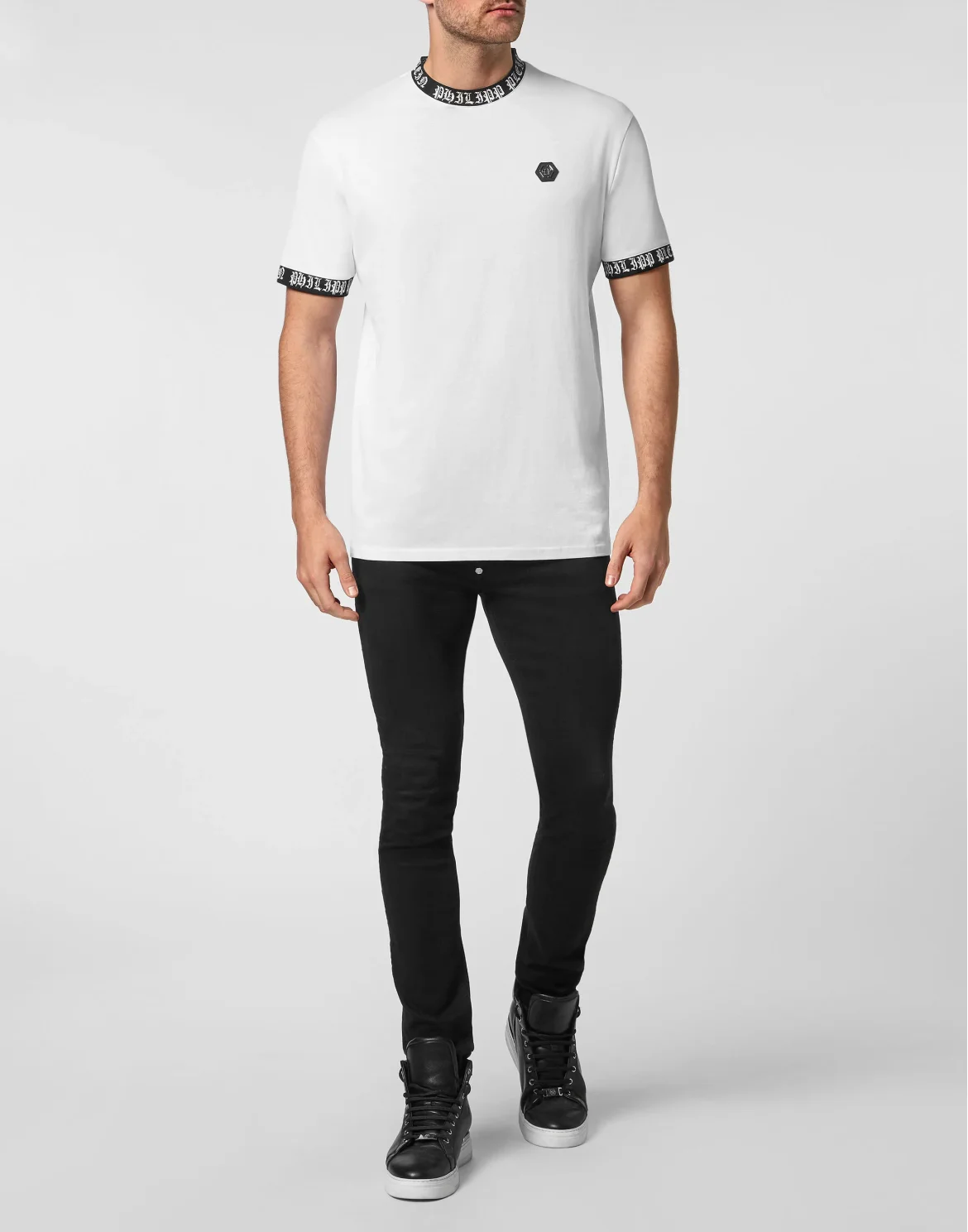 T-shirt Round Neck SS Philipp Plein TM, цвет: Белый