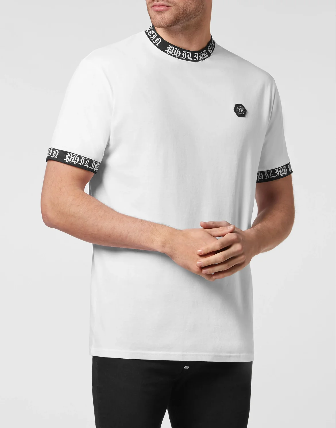 T-shirt Round Neck SS Philipp Plein TM, цвет: Белый