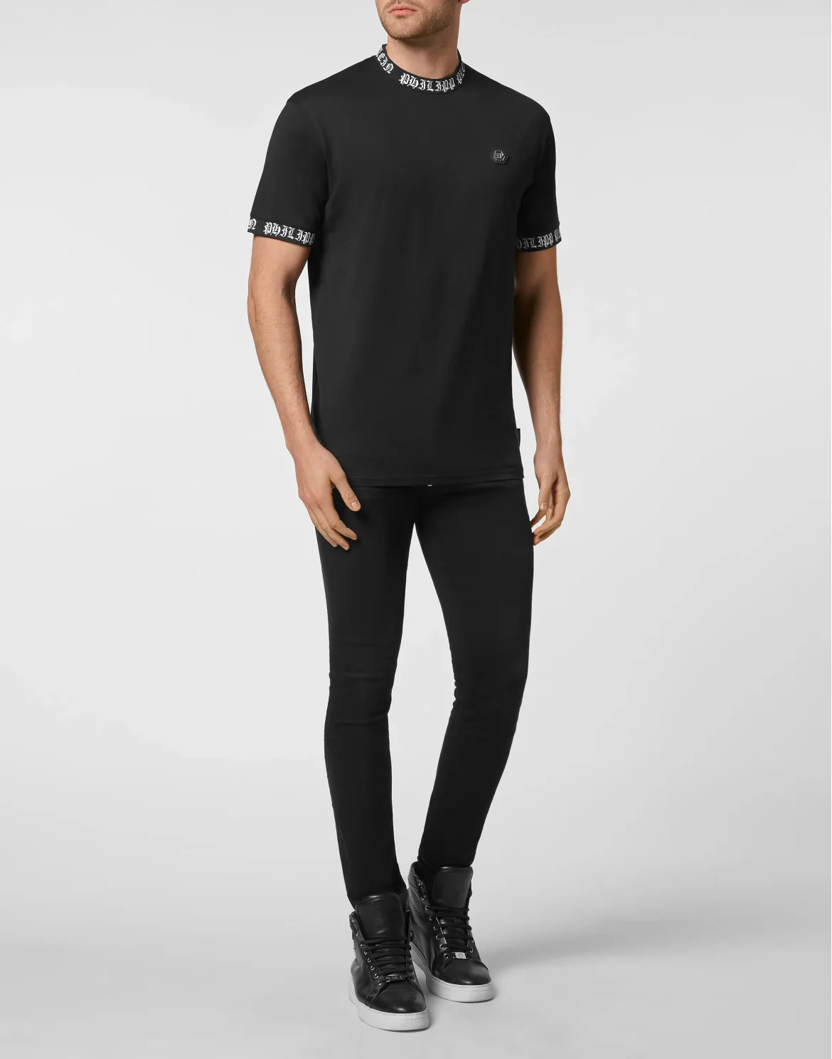 T-shirt Round Neck SS Philipp Plein TM, цвет: Черный