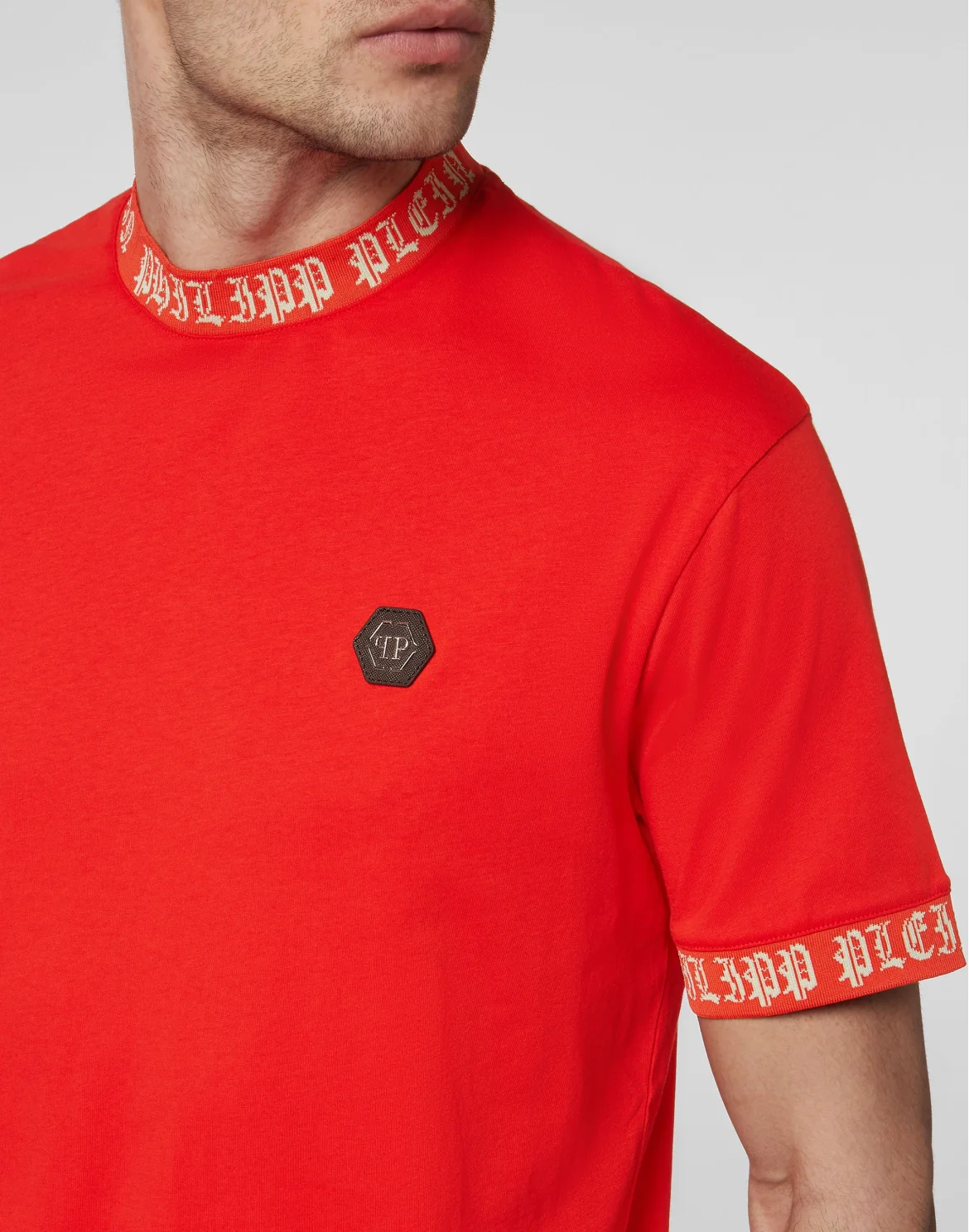T-shirt Round Neck SS Philipp Plein TM, цвет: Красный