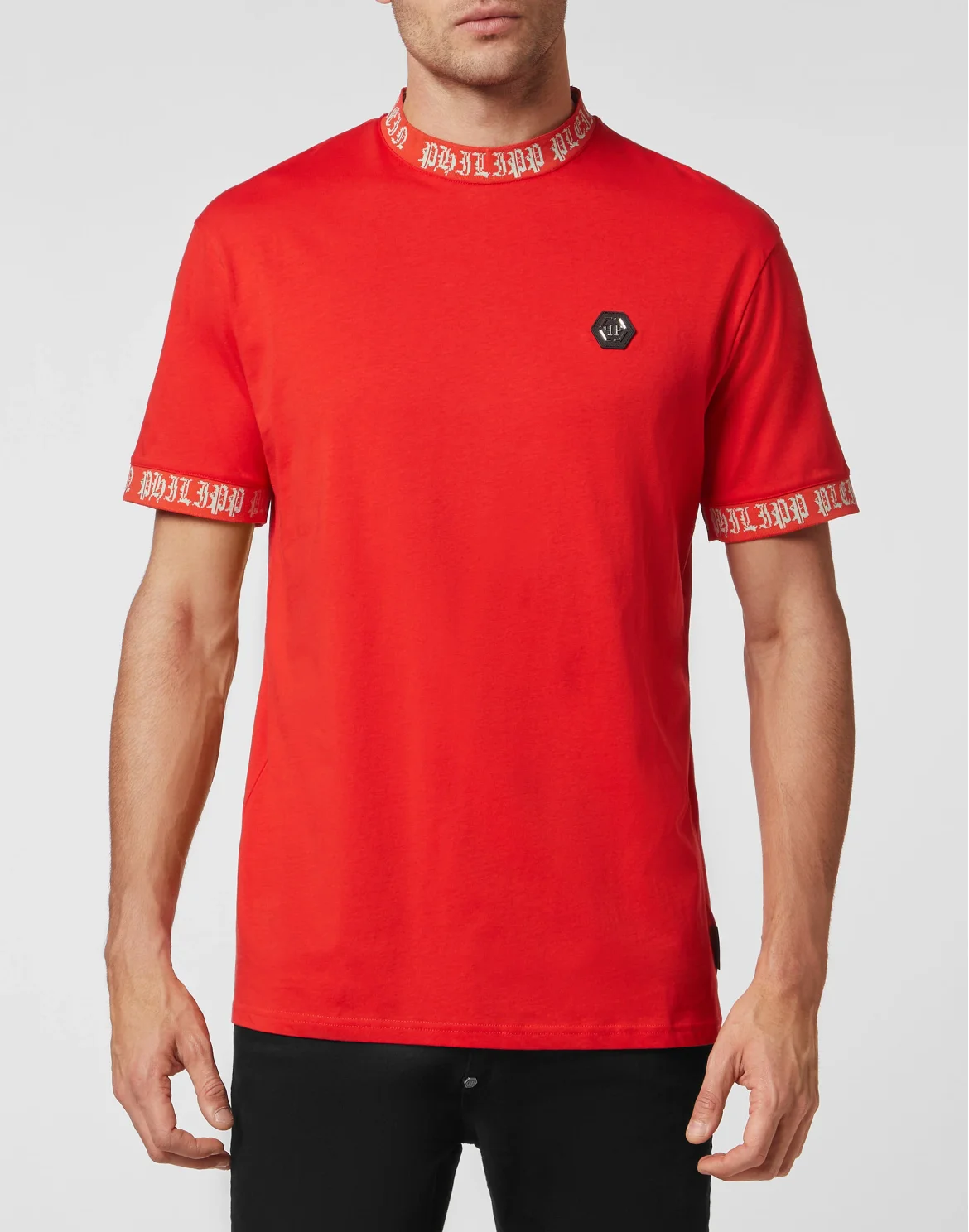T-shirt Round Neck SS Philipp Plein TM, цвет: Красный