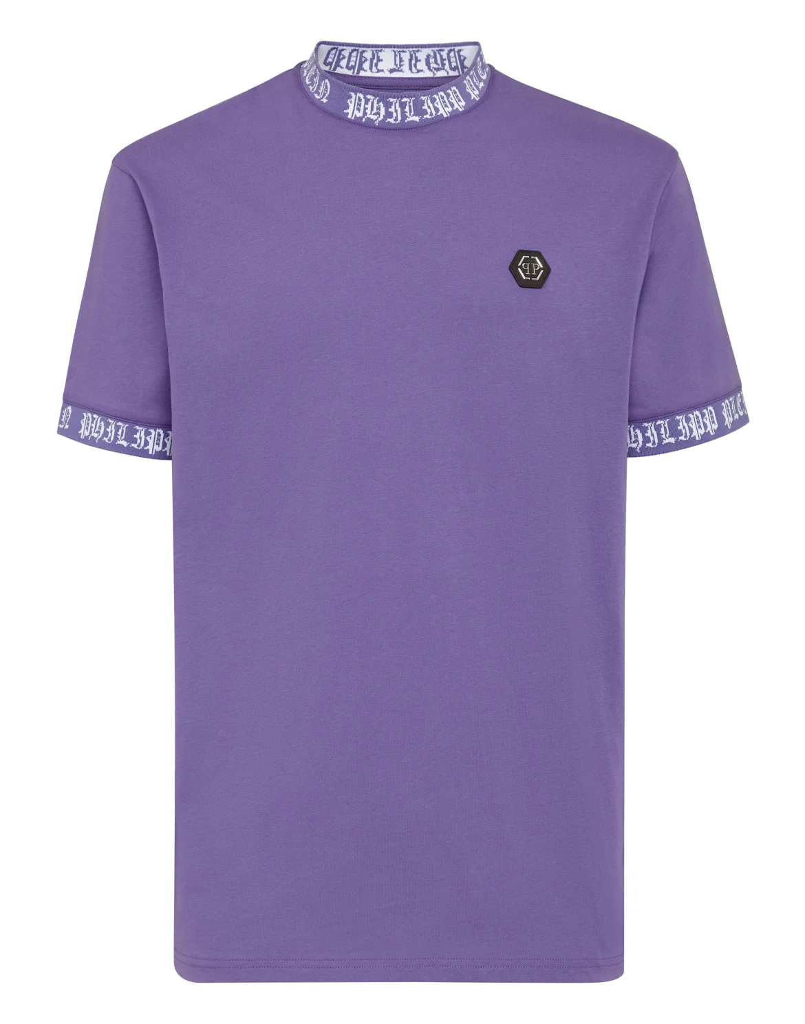 T-shirt Round Neck SS Philipp Plein TM, цвет: Фиолетовый