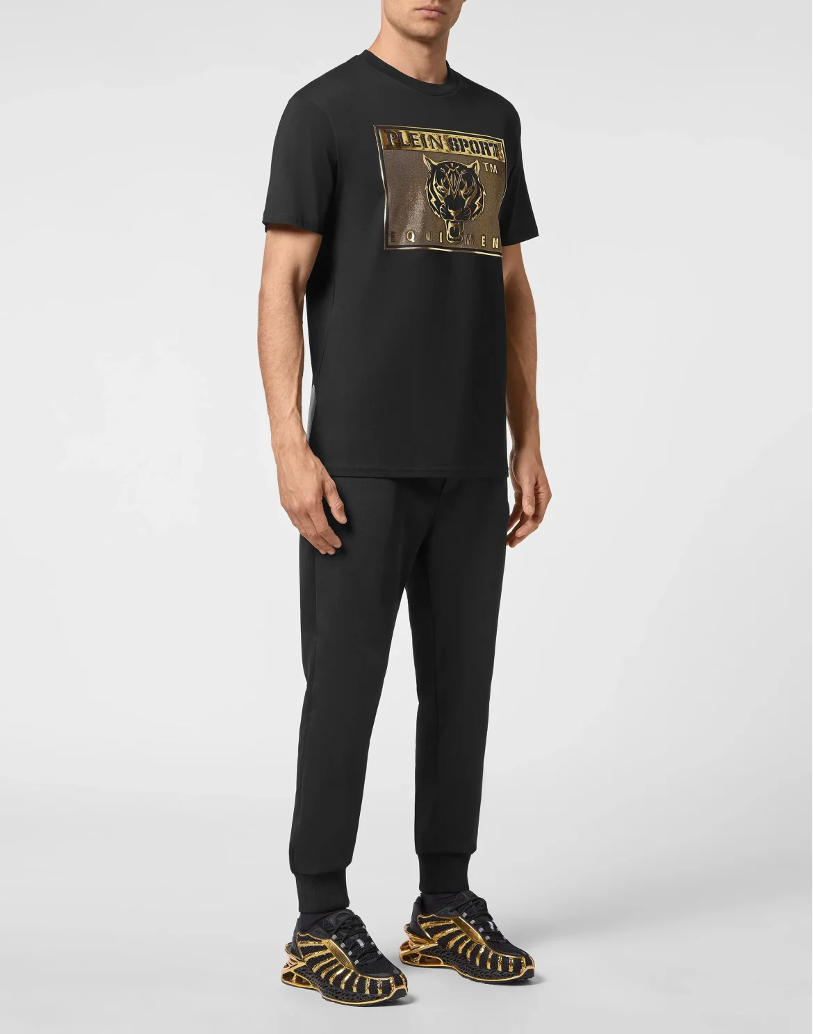 T-shirt Round Neck SS Statement, цвет: Черный