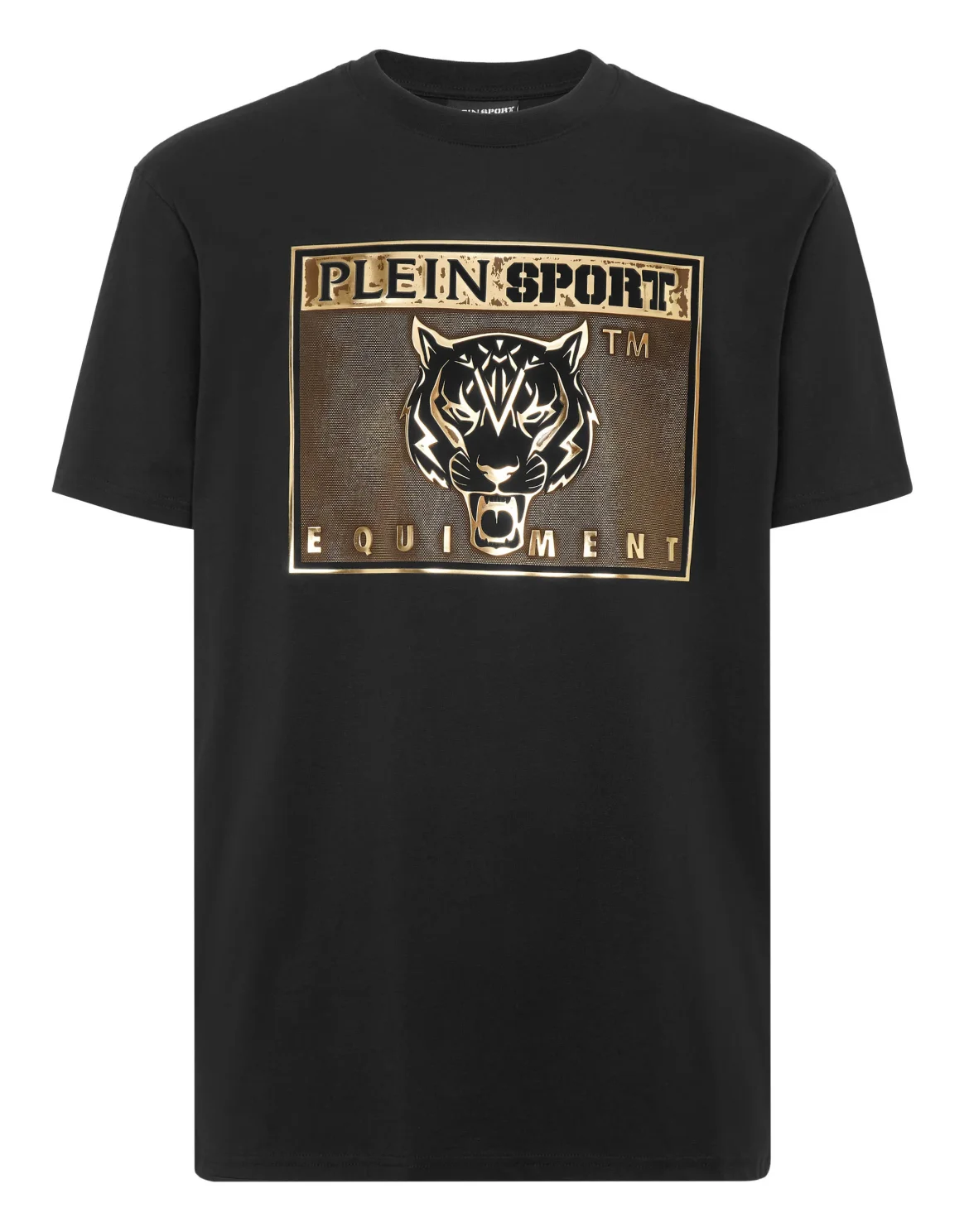T-shirt Round Neck SS Statement, цвет: Черный