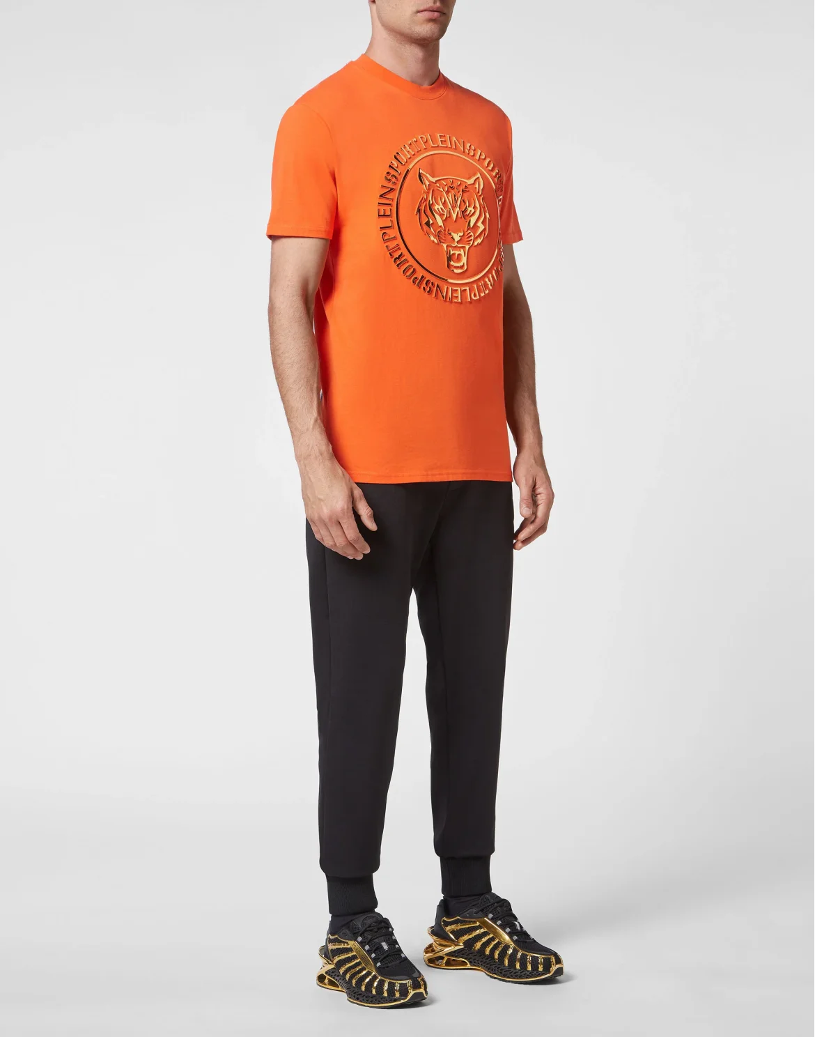 T-shirt Round Neck SS Tiger, цвет: Оранжевый