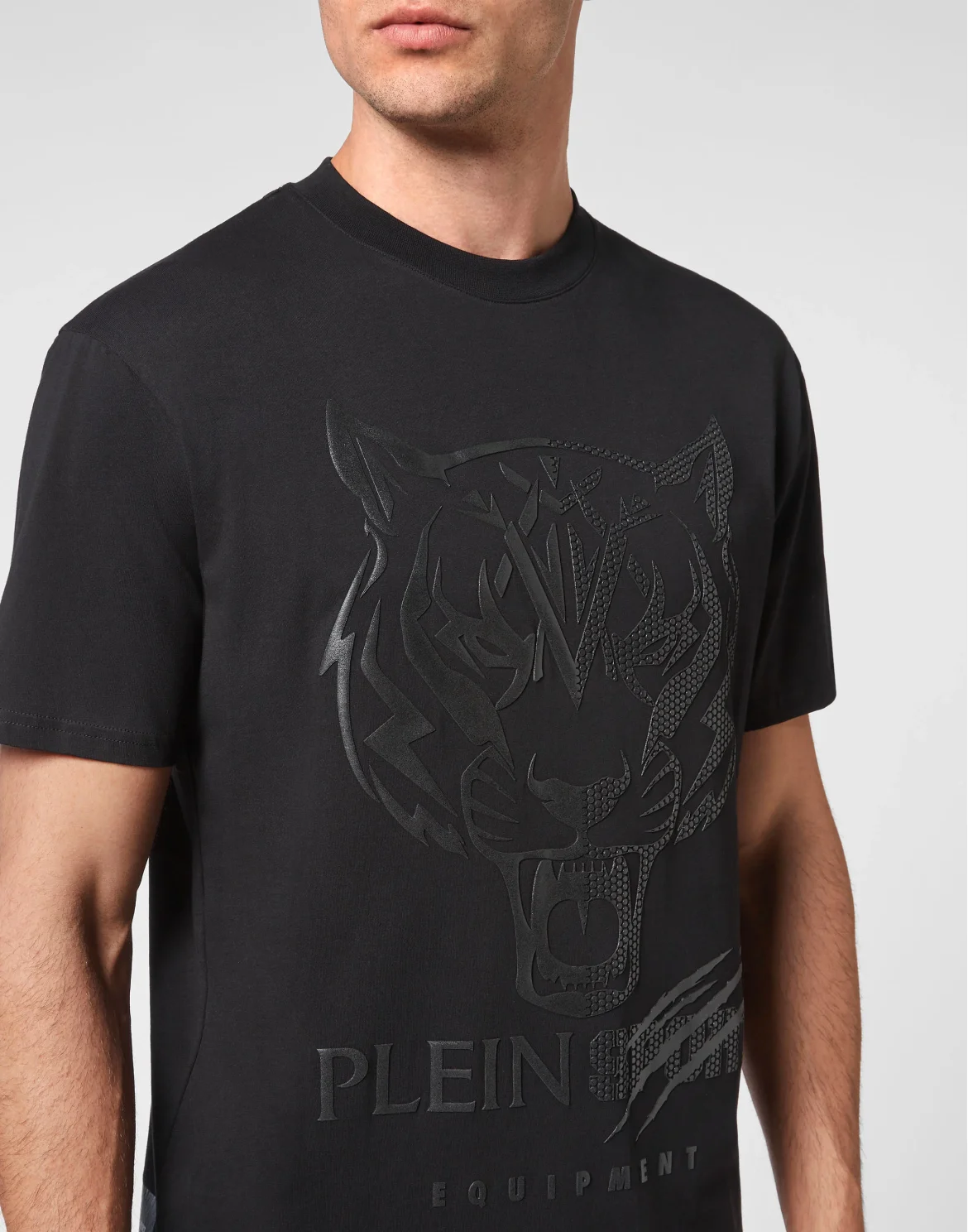 T-shirt Round Neck SS Tiger, цвет: Черный