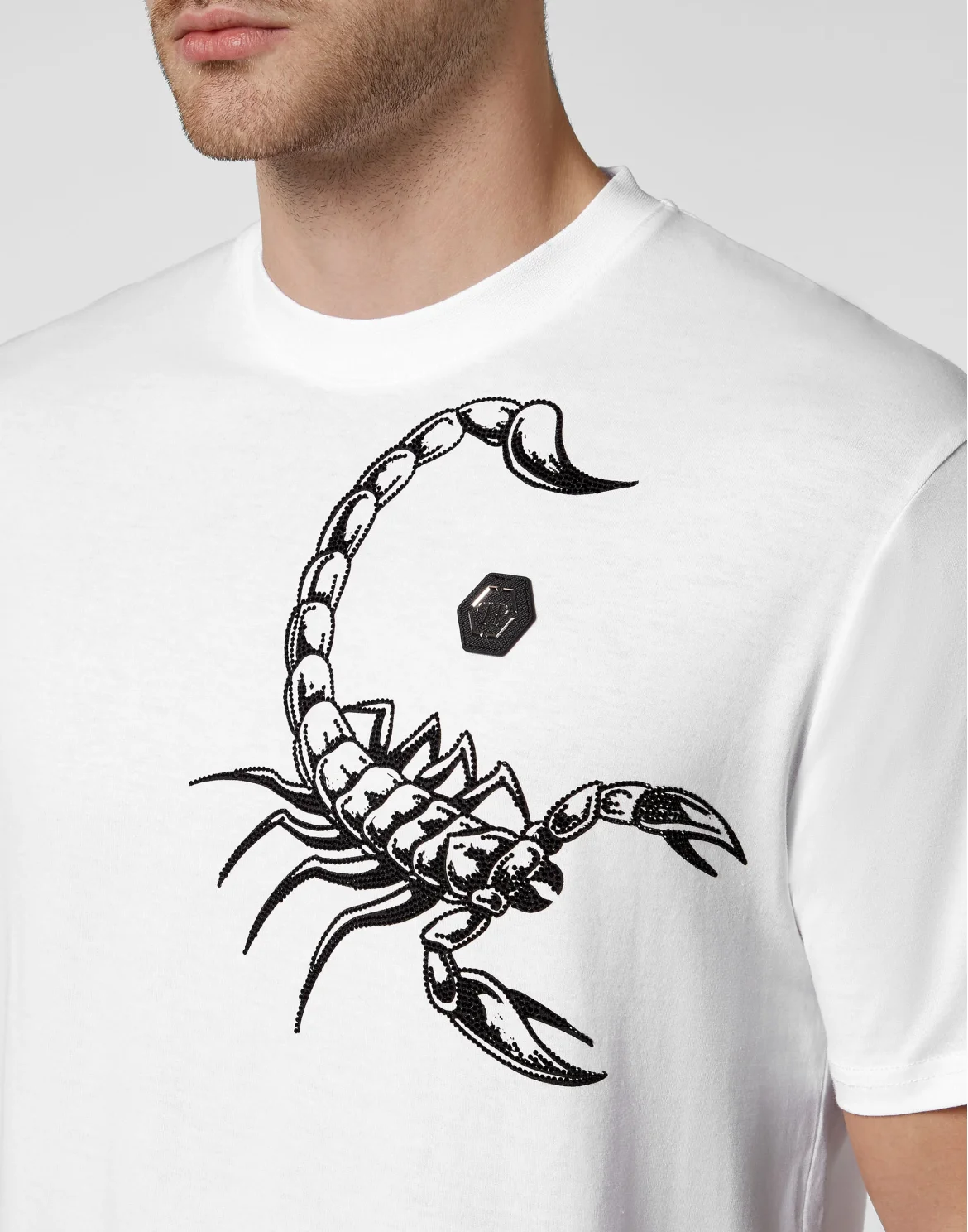 T-shirt Round Neck SS Scorpion, цвет: Белый