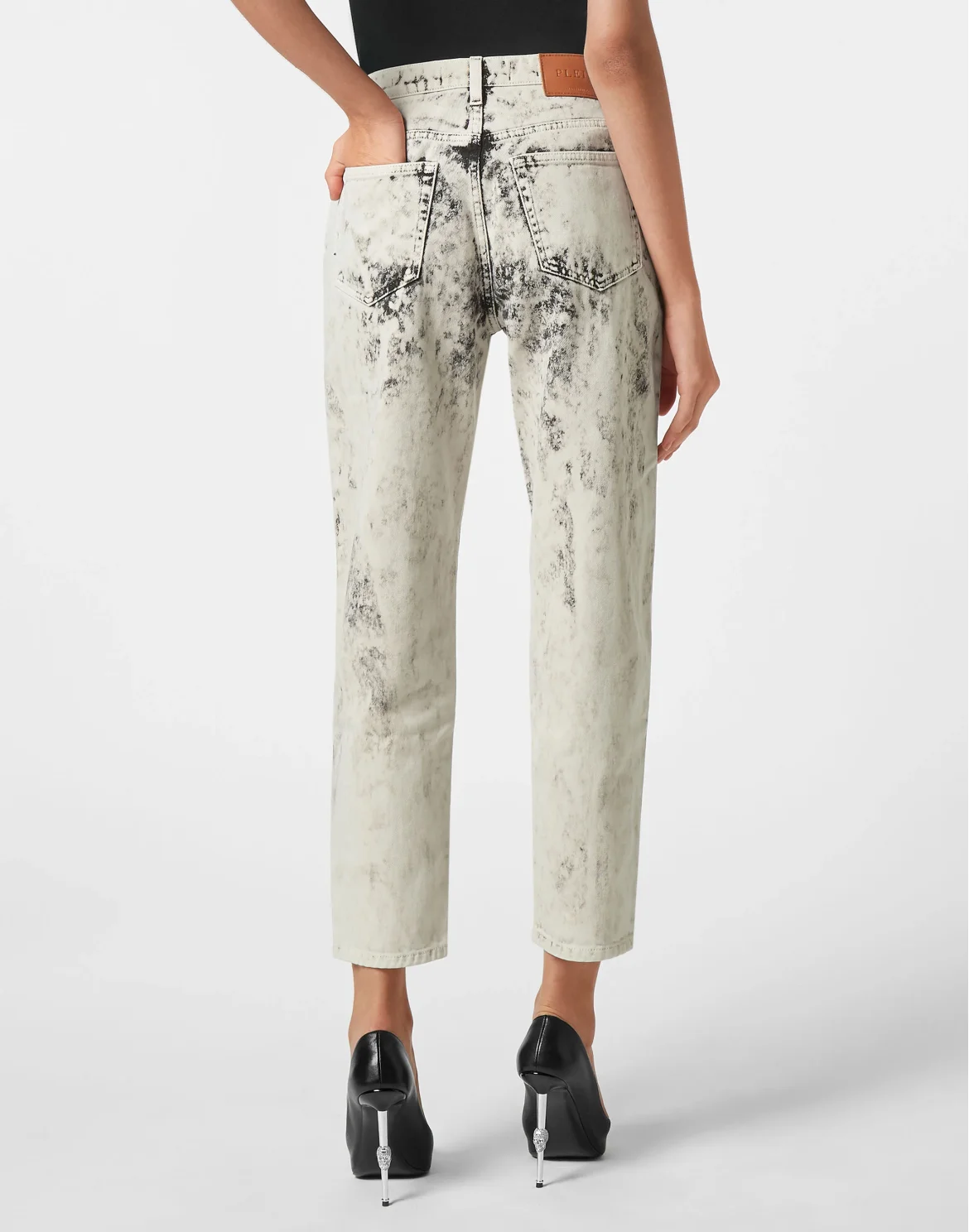 Denim Trousers Mom fit, цвет: Белый