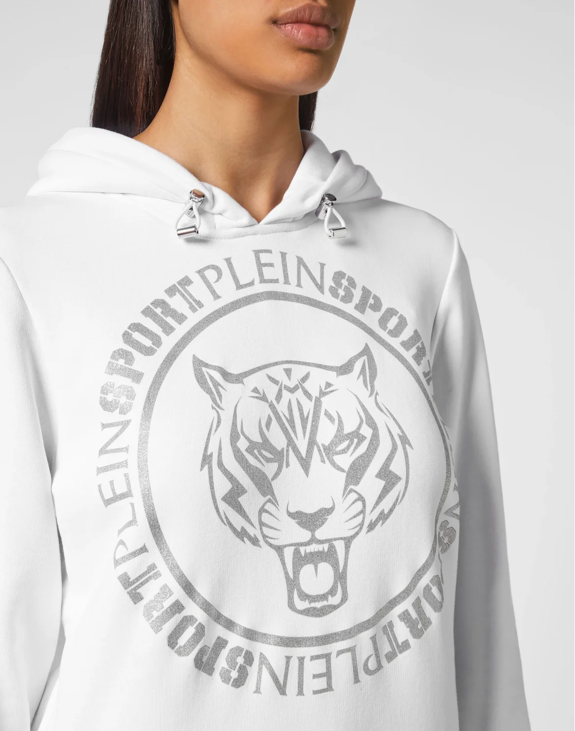 Hoodie Sweatshirt Tiger, цвет: Белый