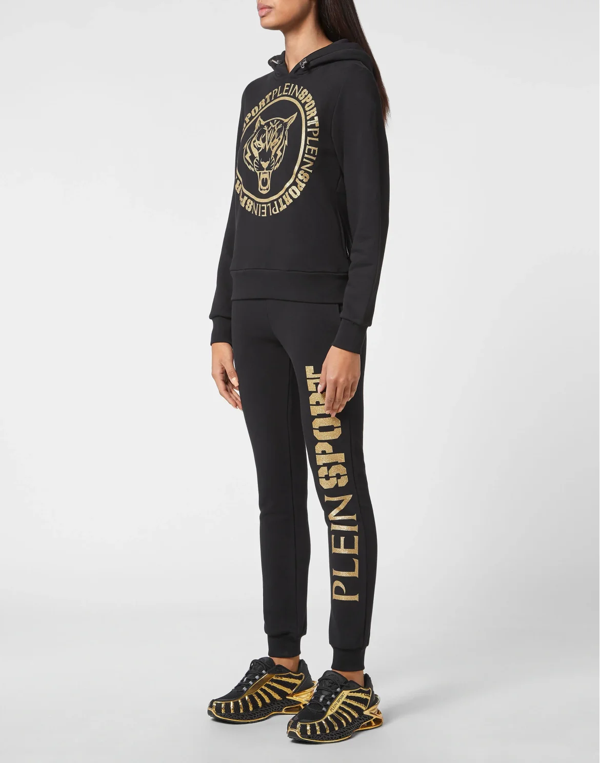 Hoodie Sweatshirt Tiger, цвет: Черный