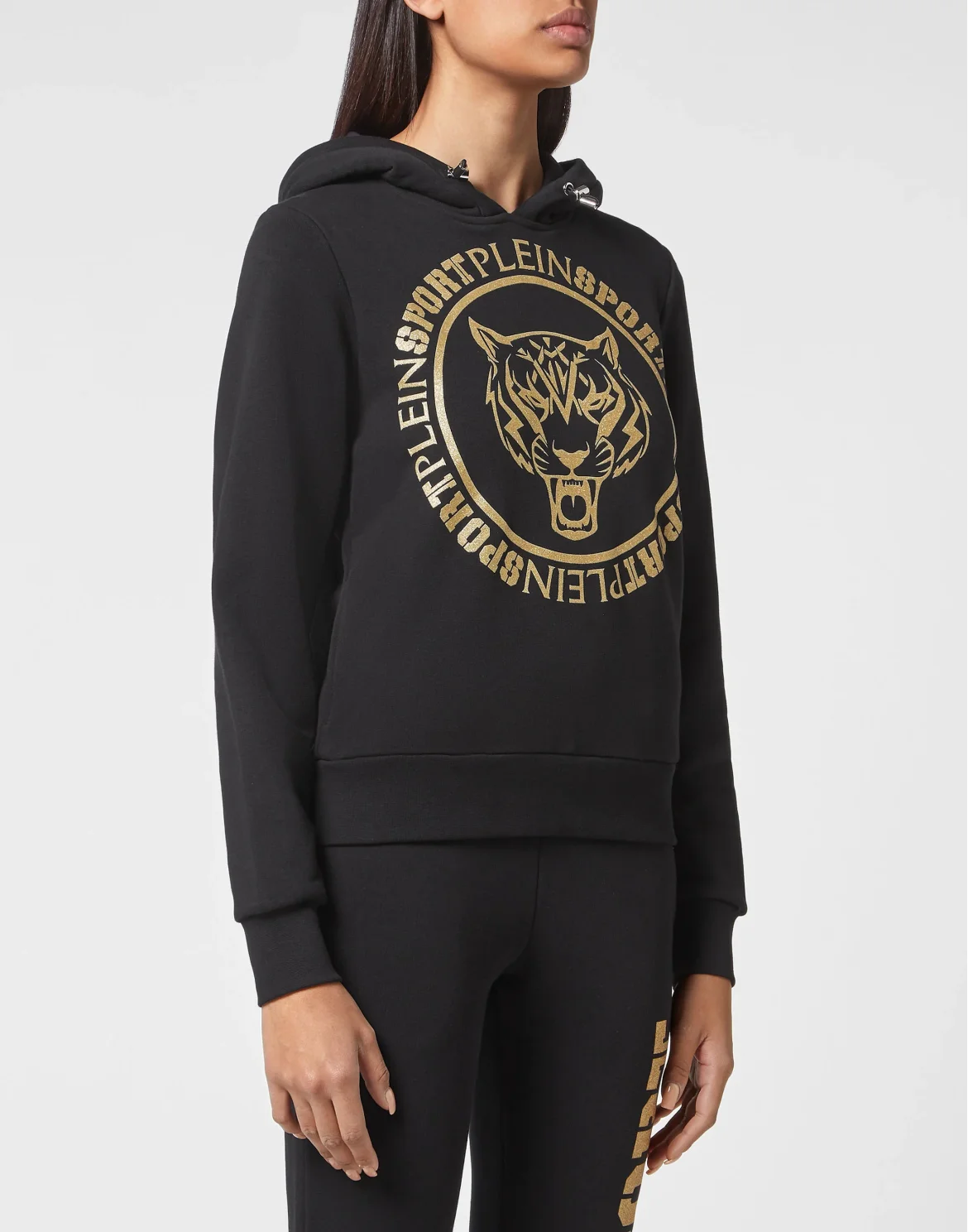 Hoodie Sweatshirt Tiger, цвет: Черный