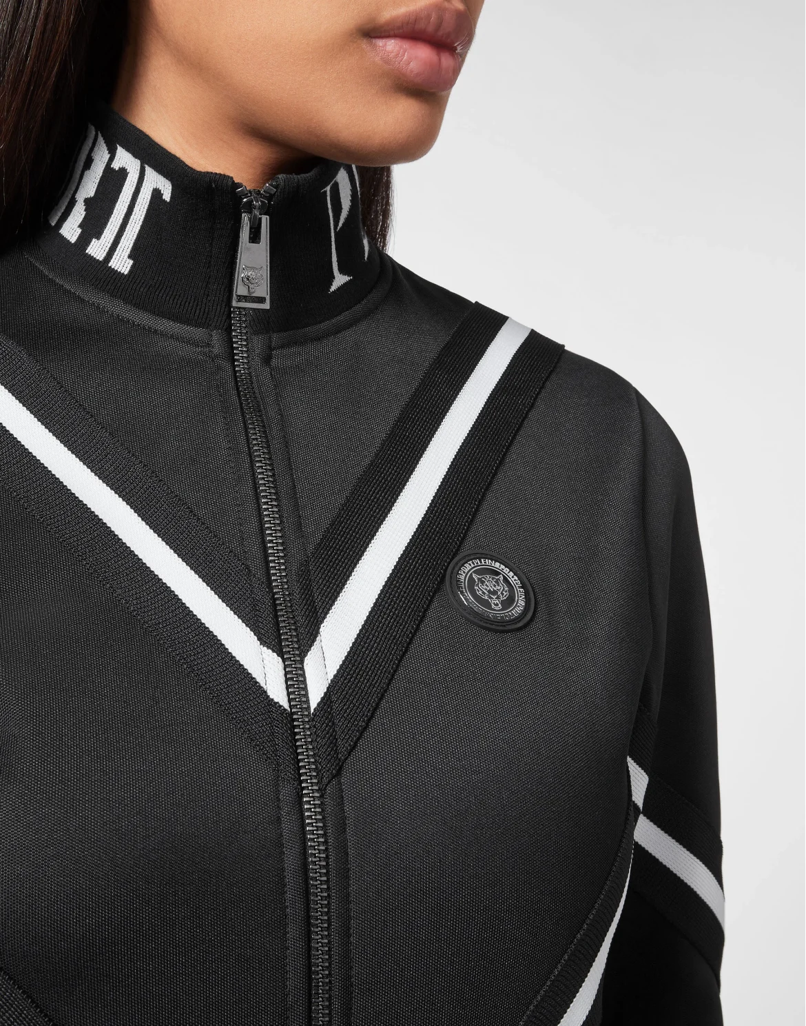 Jogging Set: Zip-up Jacket + pants Statement, цвет: Черный