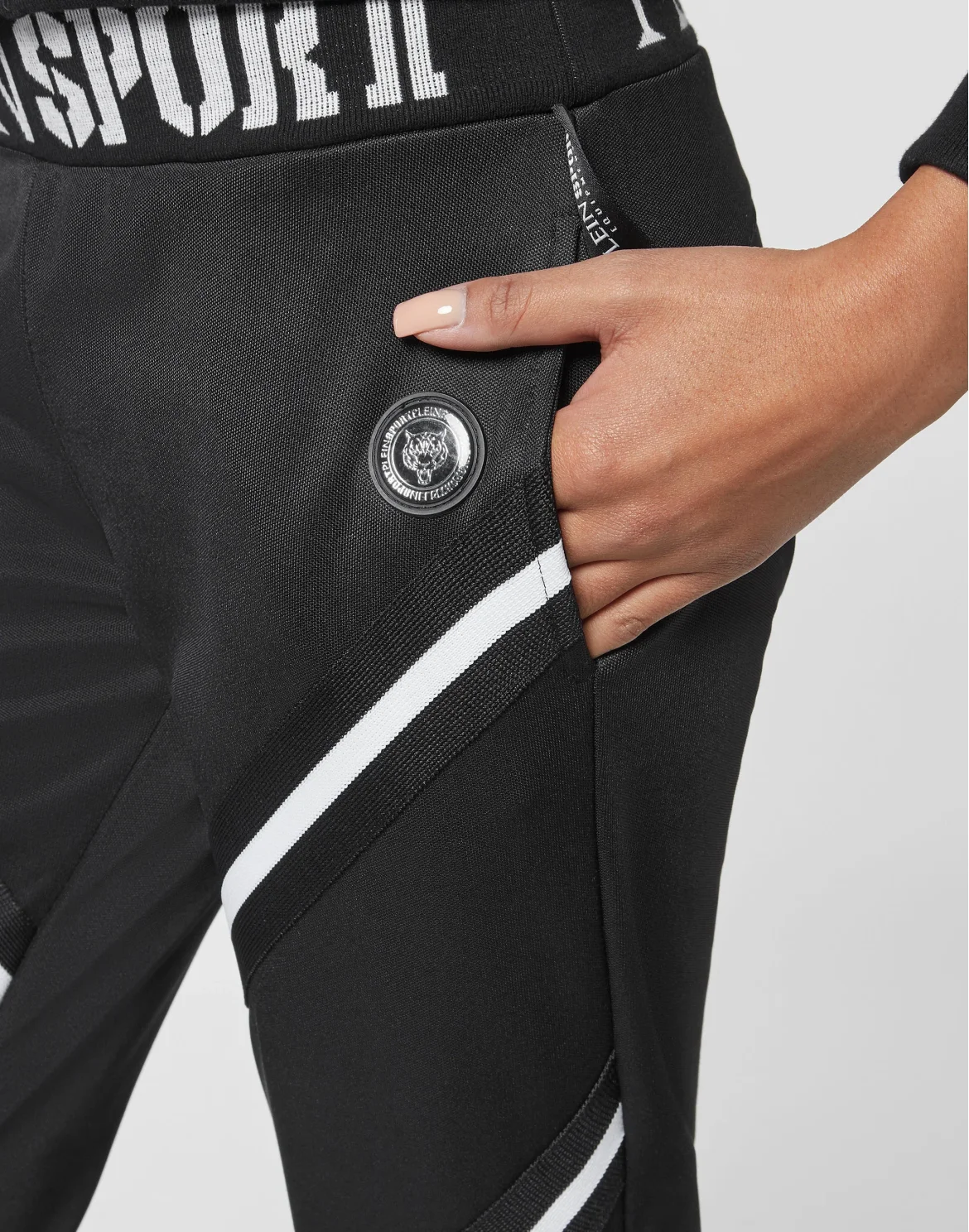 Jogging Set: Zip-up Jacket + pants Statement, цвет: Черный
