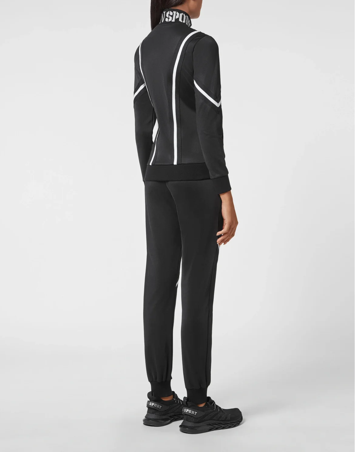 Jogging Set: Zip-up Jacket + pants Statement, цвет: Черный