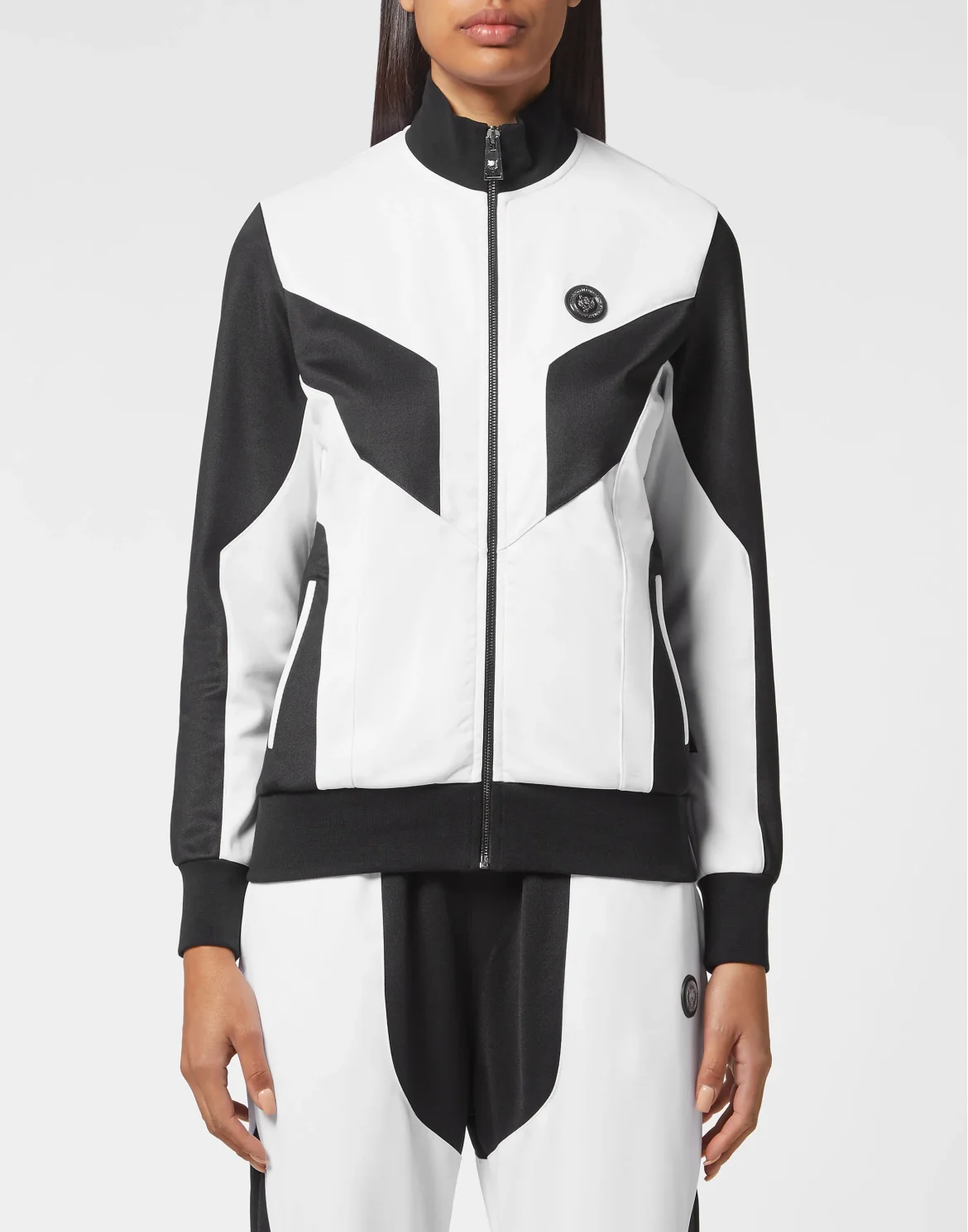 Jogging Set: Zip-up Jacket + pants Statement, цвет: Белый