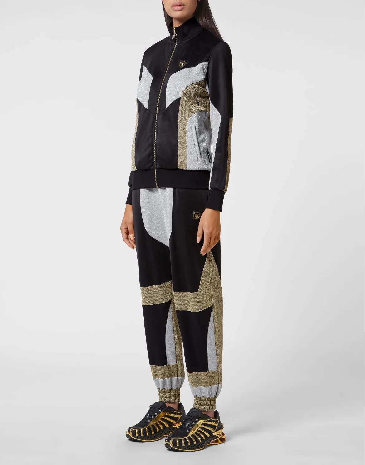 Jogging Set: Zip-up Jacket + pants Statement, цвет: Мультиколор