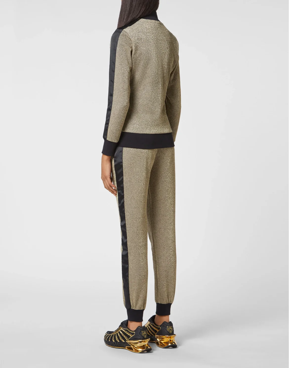 Jogging Set: Zip-up Jacket + pants Statement, цвет: Золотой