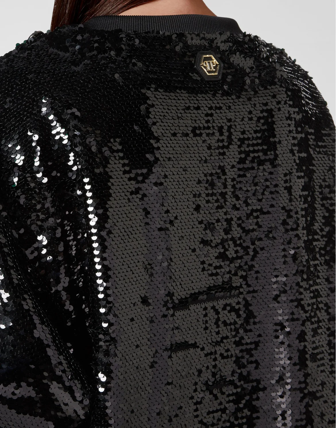 Sweatshirt LS Philipp Plein TM with Crystals, цвет: Черный