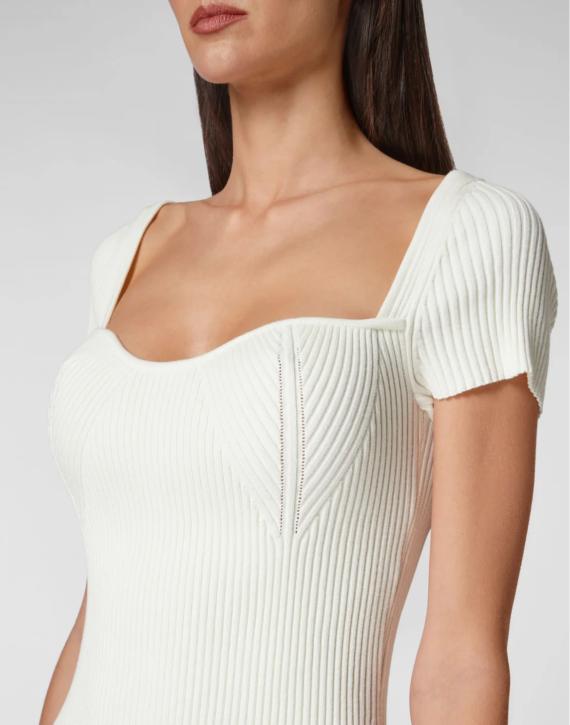 Knit Midi Dress, цвет: Белый