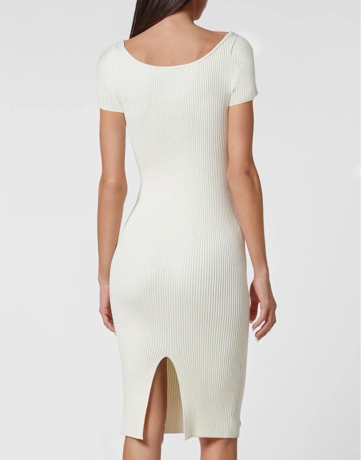 Knit Midi Dress, цвет: Белый