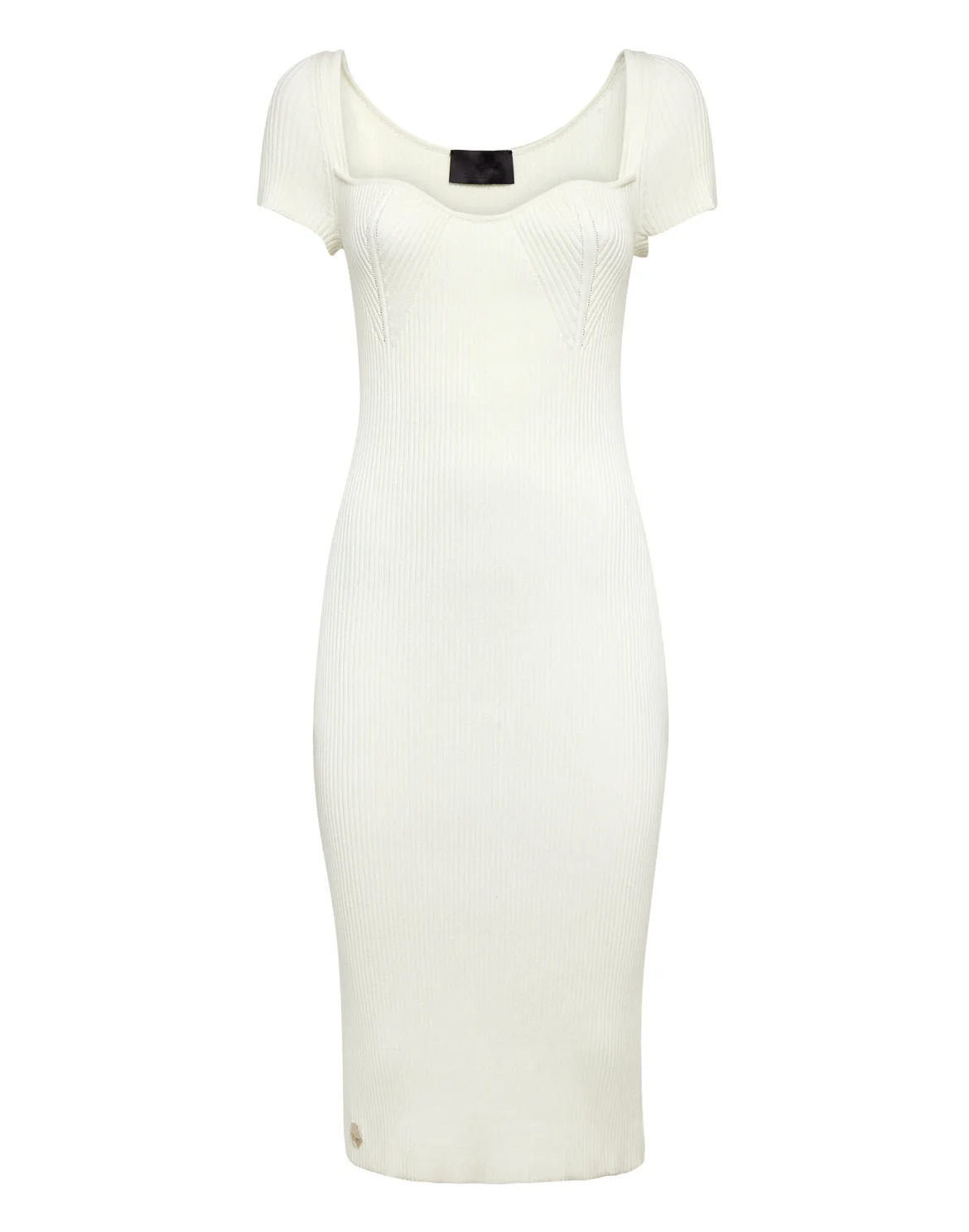 Knit Midi Dress, цвет: Белый