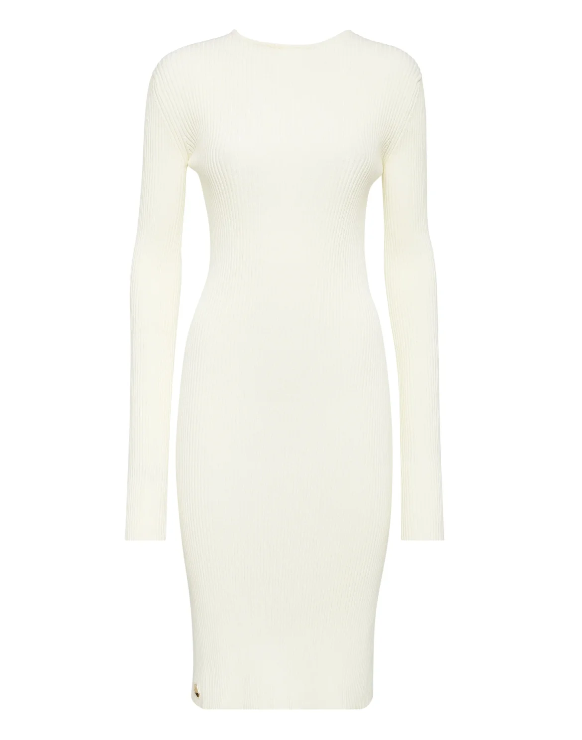 Knit Midi Criss Cross Dress, цвет: Белый