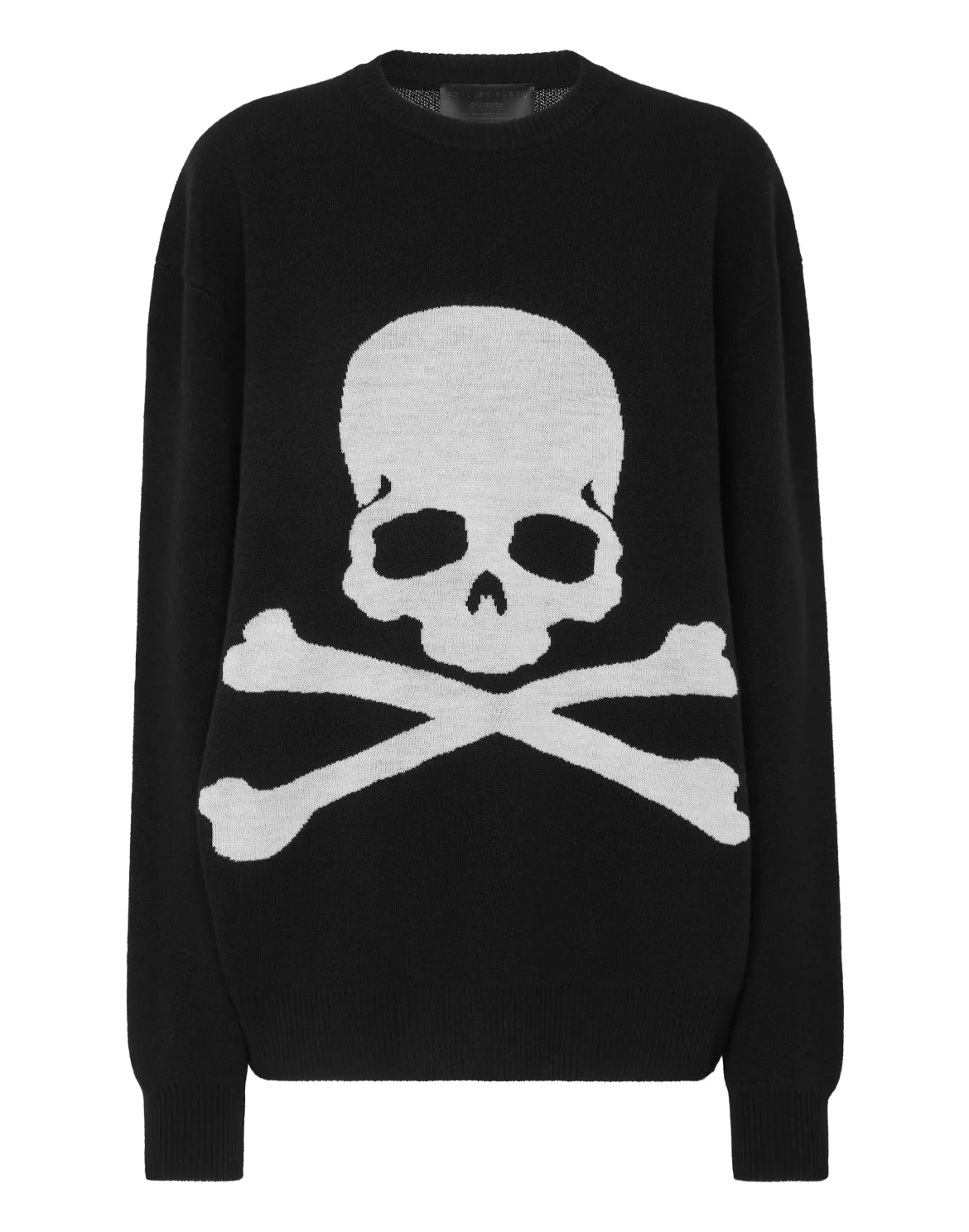 Round Neck Pullover LS Skull&Bones, цвет: Черный