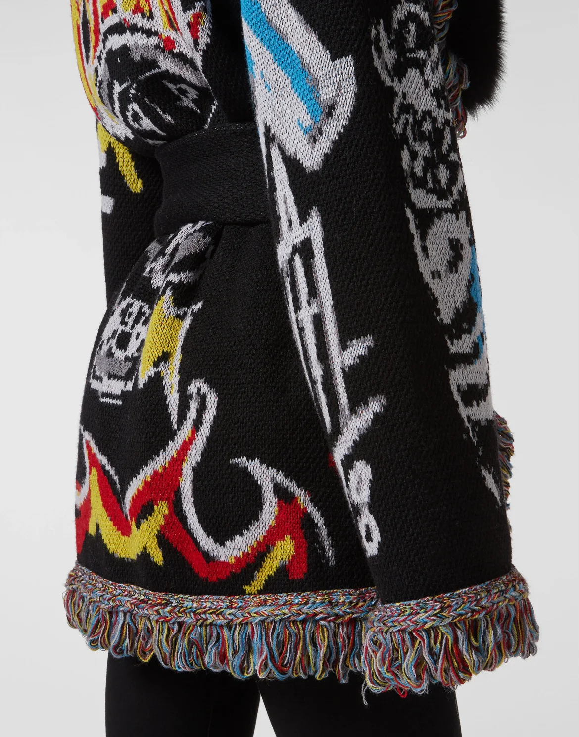 Cardigan Short Graffiti, цвет: Мультиколор