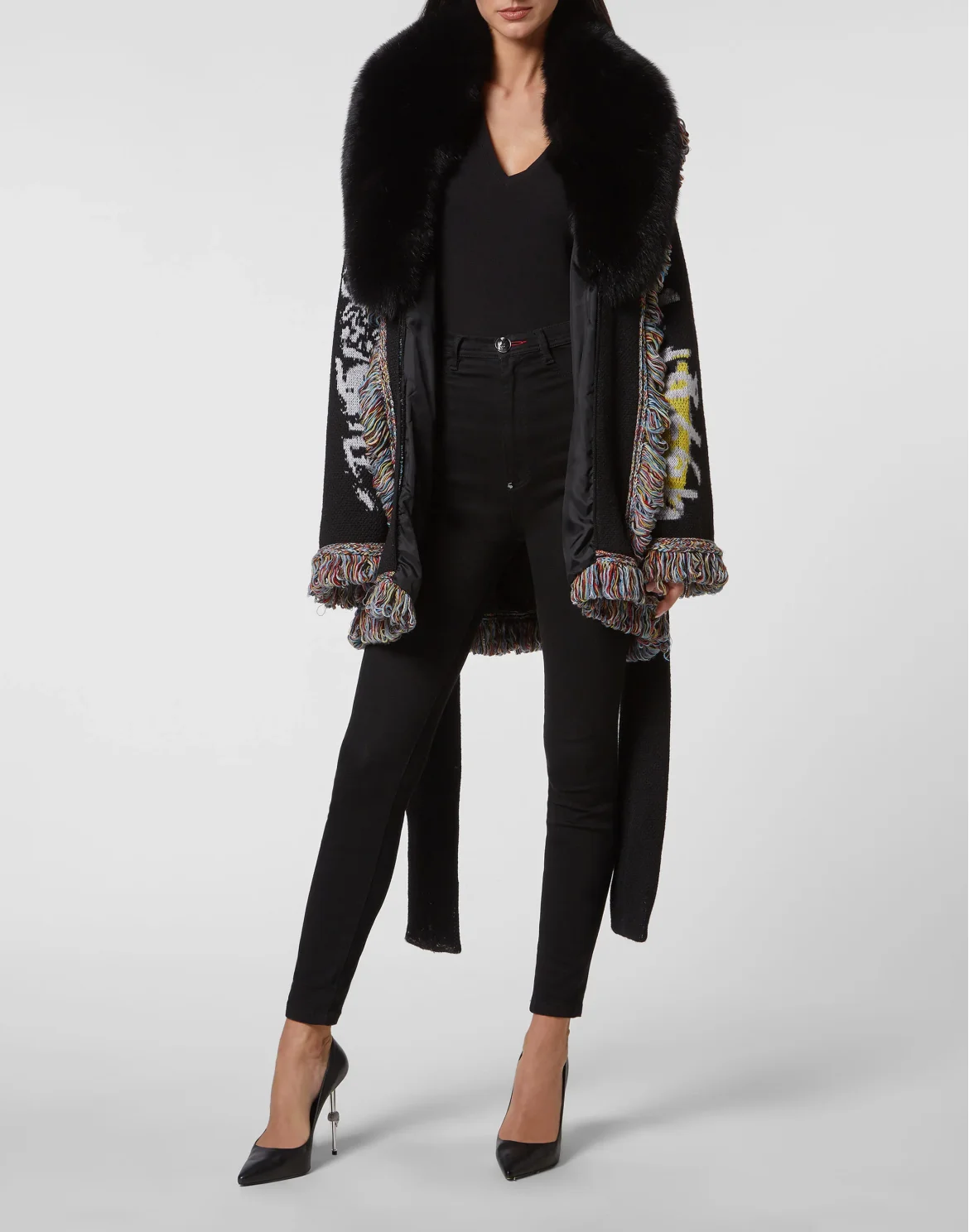 Cardigan Short Graffiti, цвет: Мультиколор