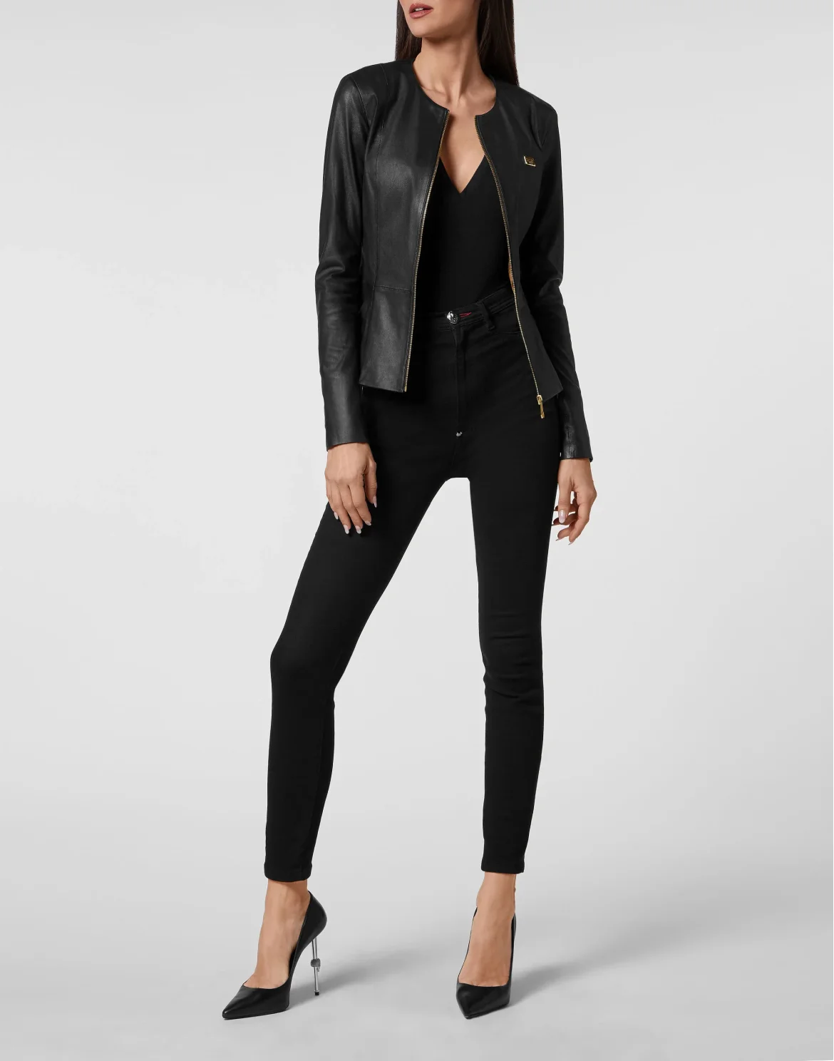 Leather Jacket, цвет: Черный