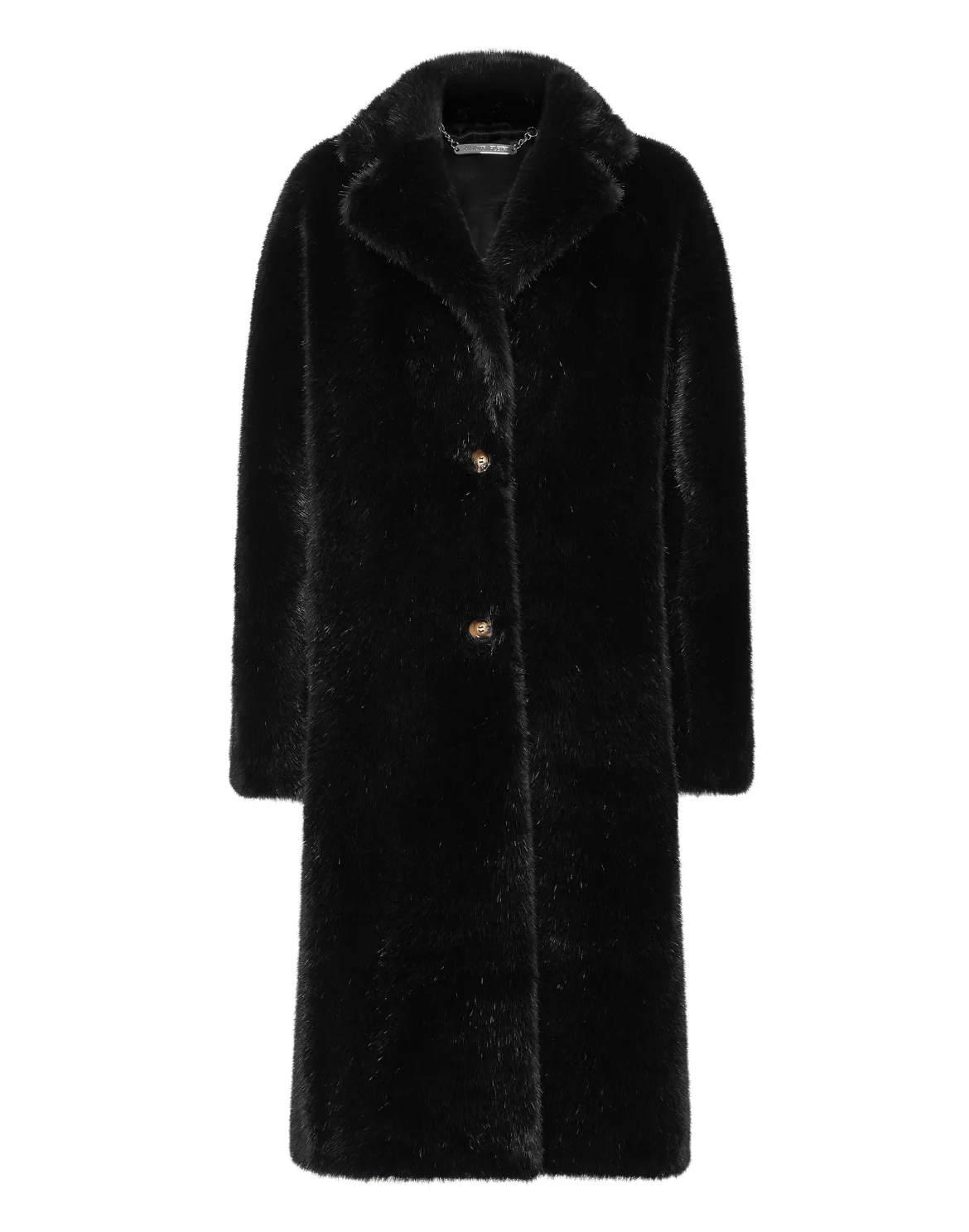 COAT LONG, цвет: Черный