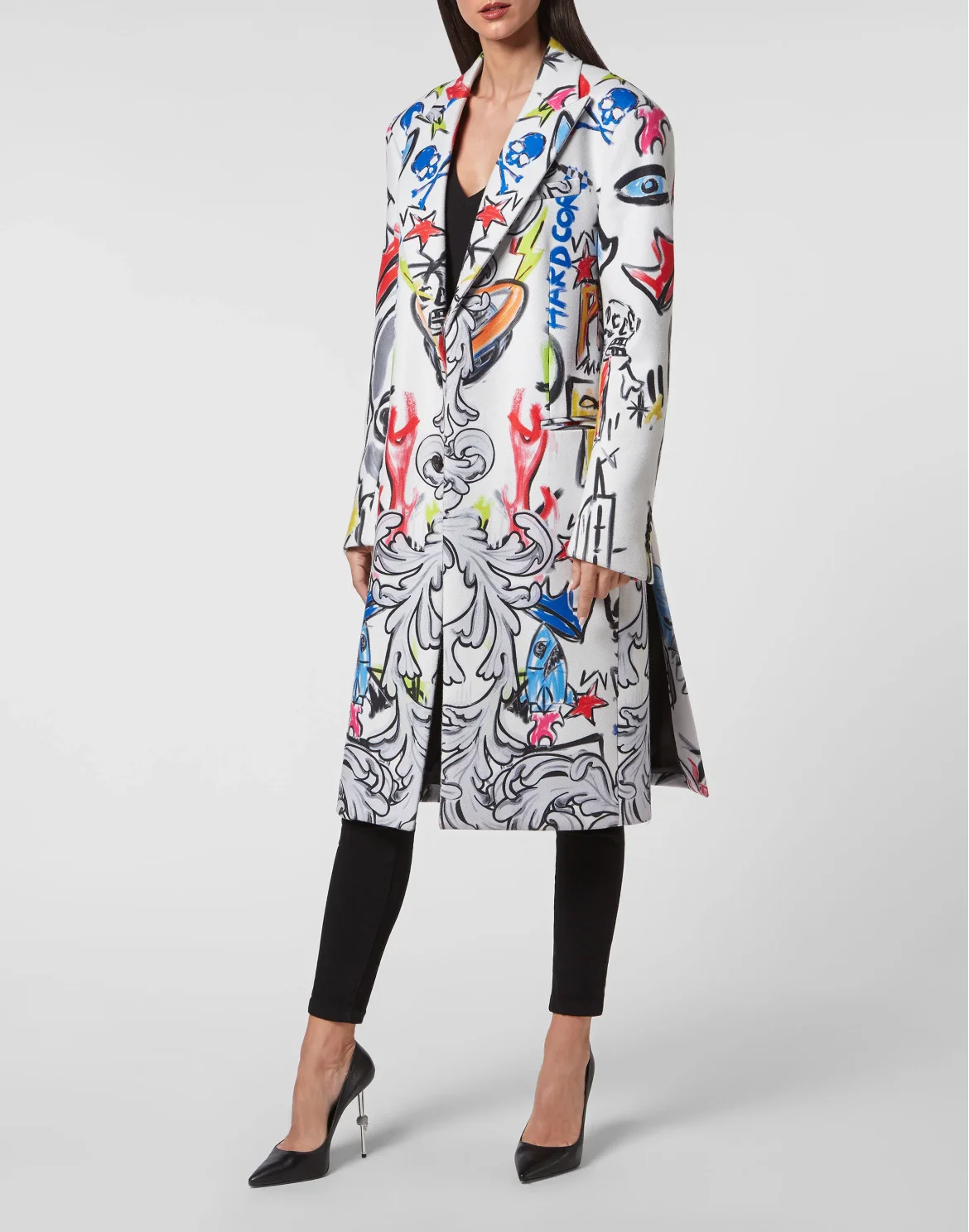 Agnelli Long Coat, цвет: Белый