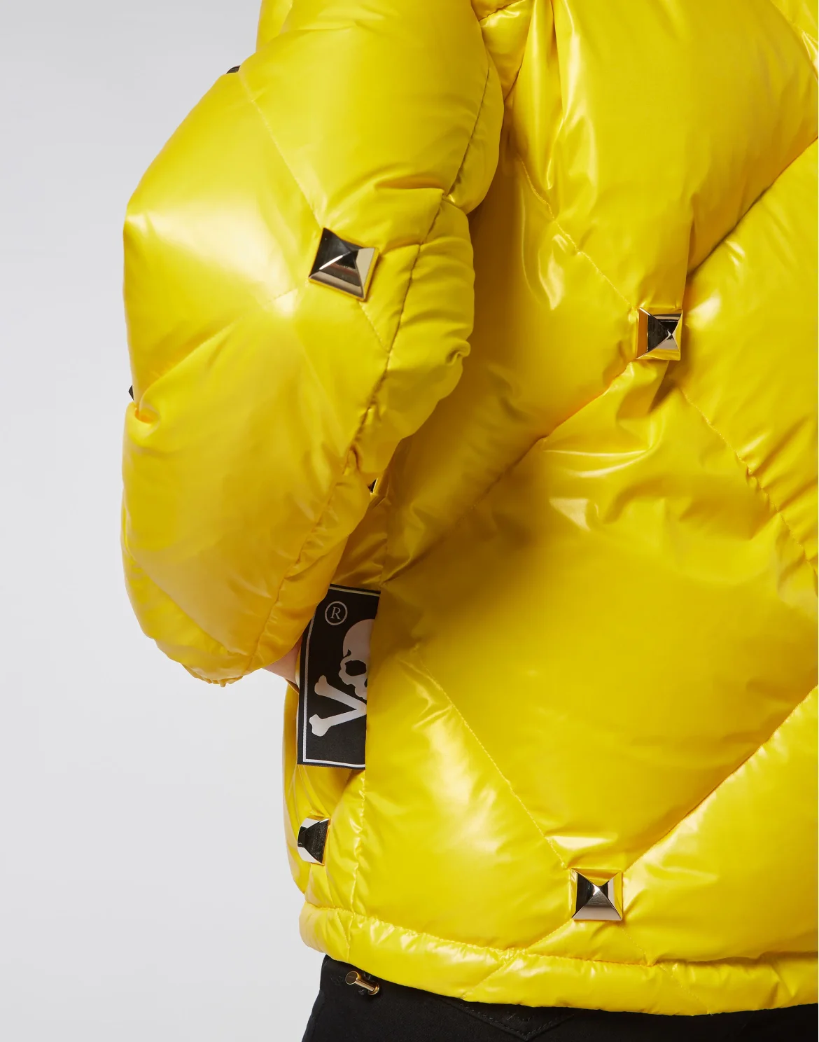Short Puffer Jacket, цвет: Желтый