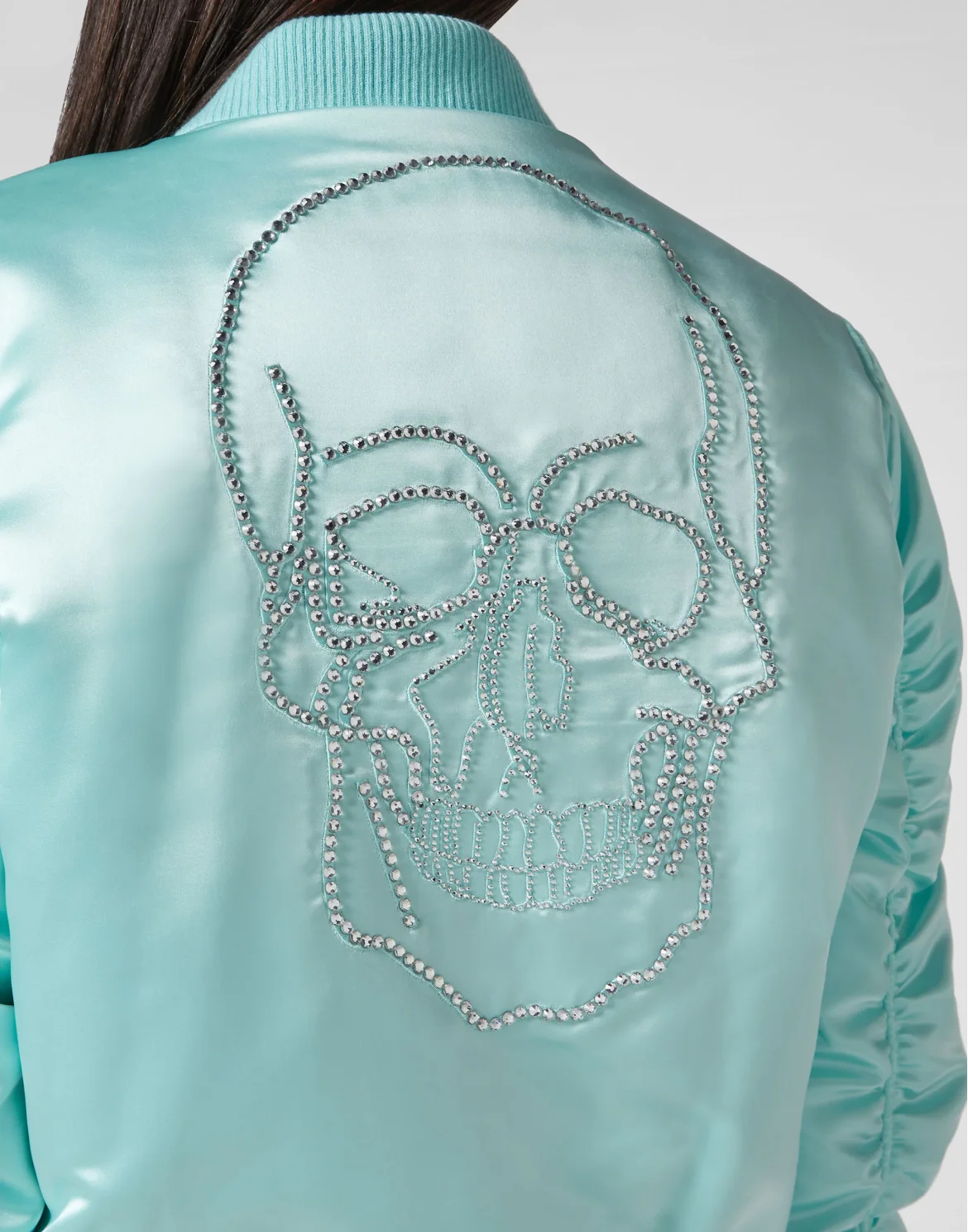 Nylon Bomber Oversize, цвет: Зеленый