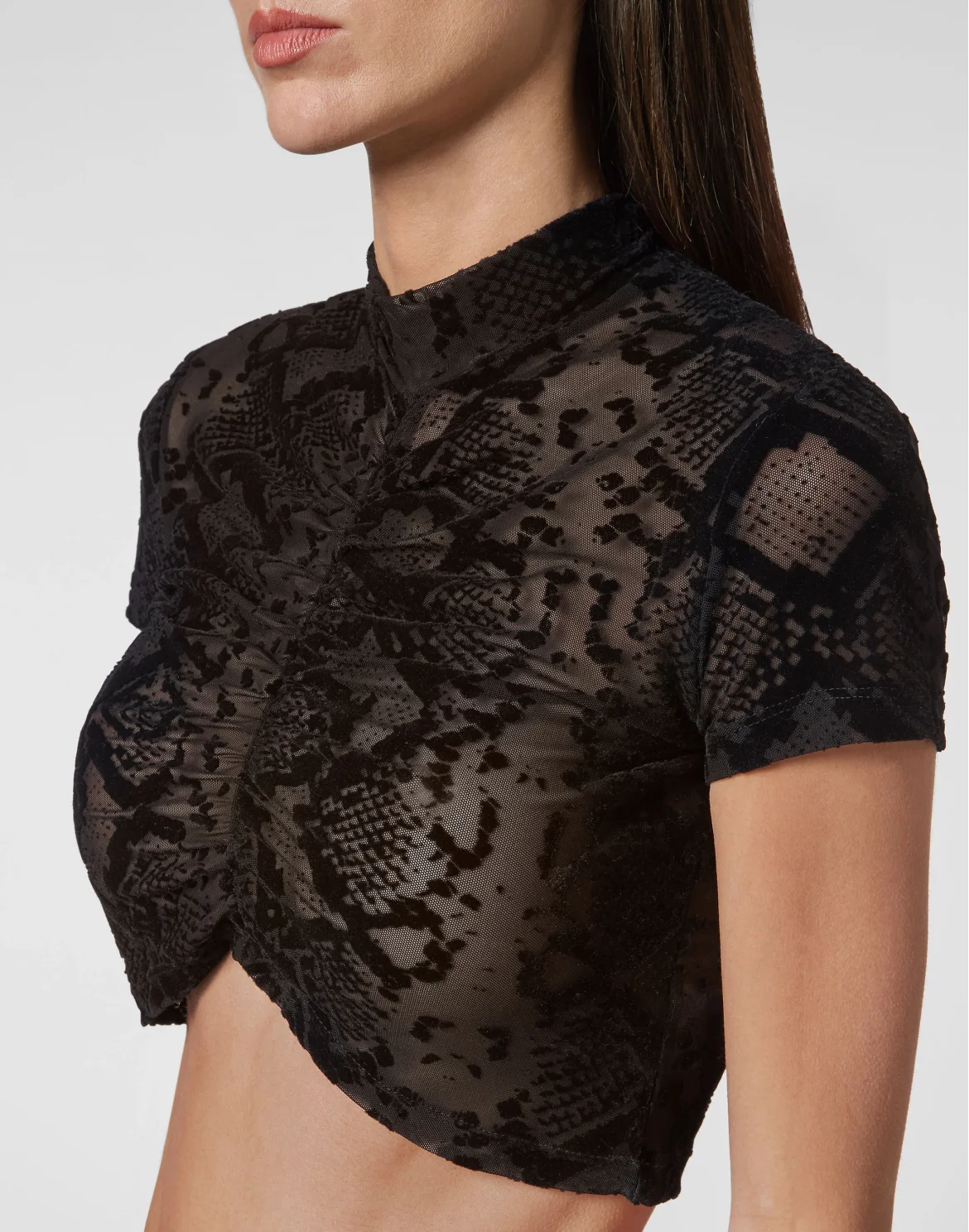 Crop Top SS, цвет: Черный
