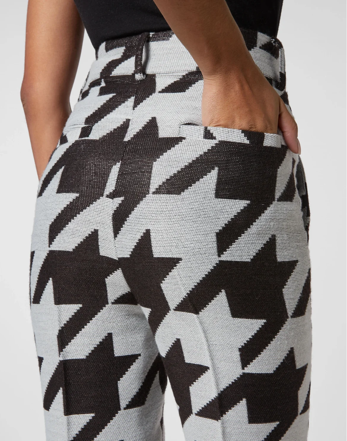Tweed Office trousers Pied de poul, цвет: Мультиколор