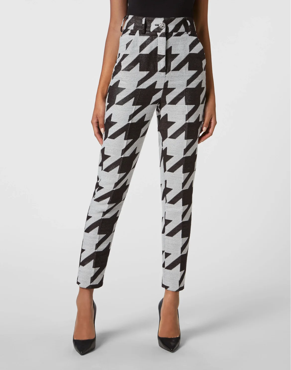 Tweed Office trousers Pied de poul, цвет: Мультиколор
