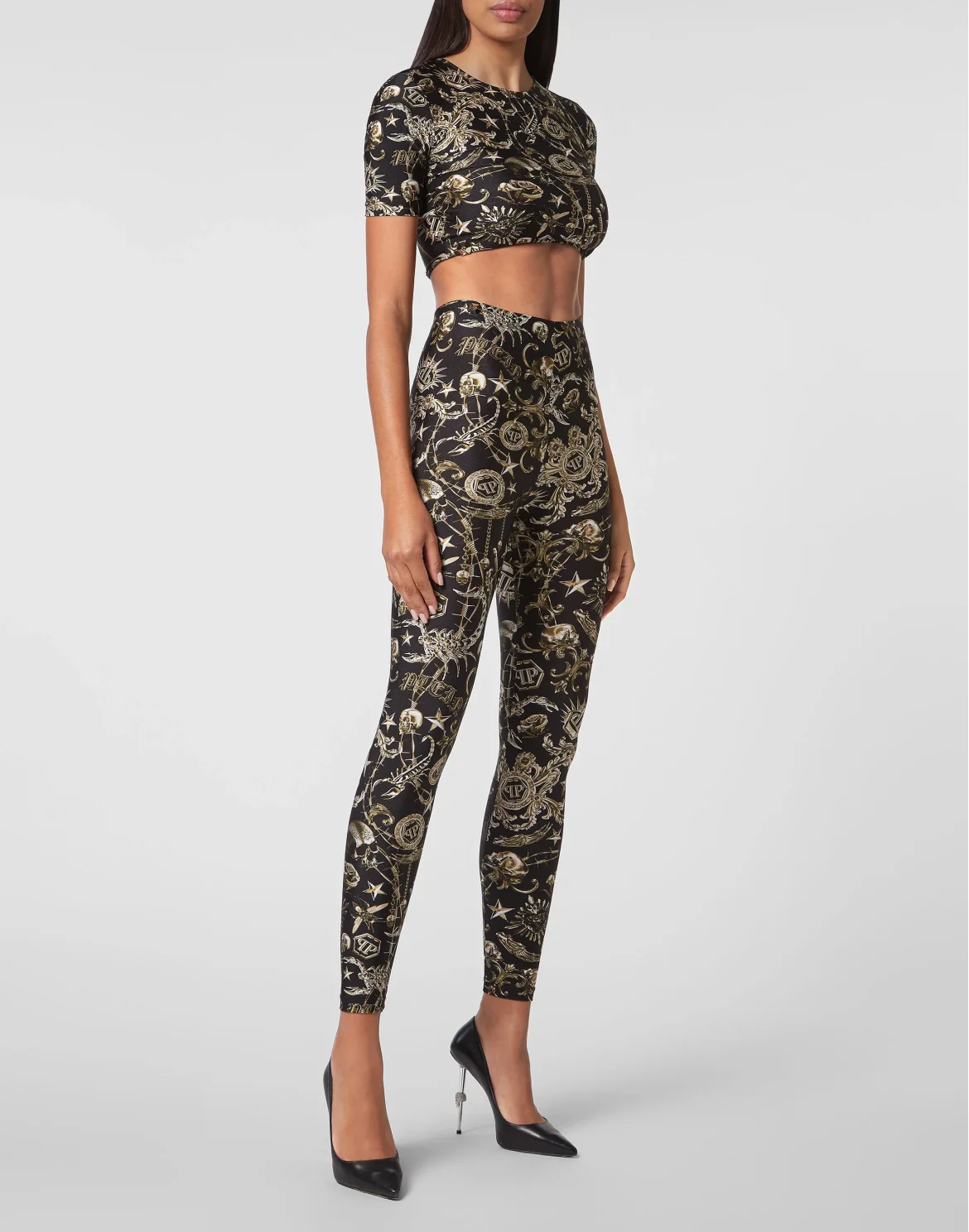 Super High Waist Leggings Scorpion, цвет: Мультиколор