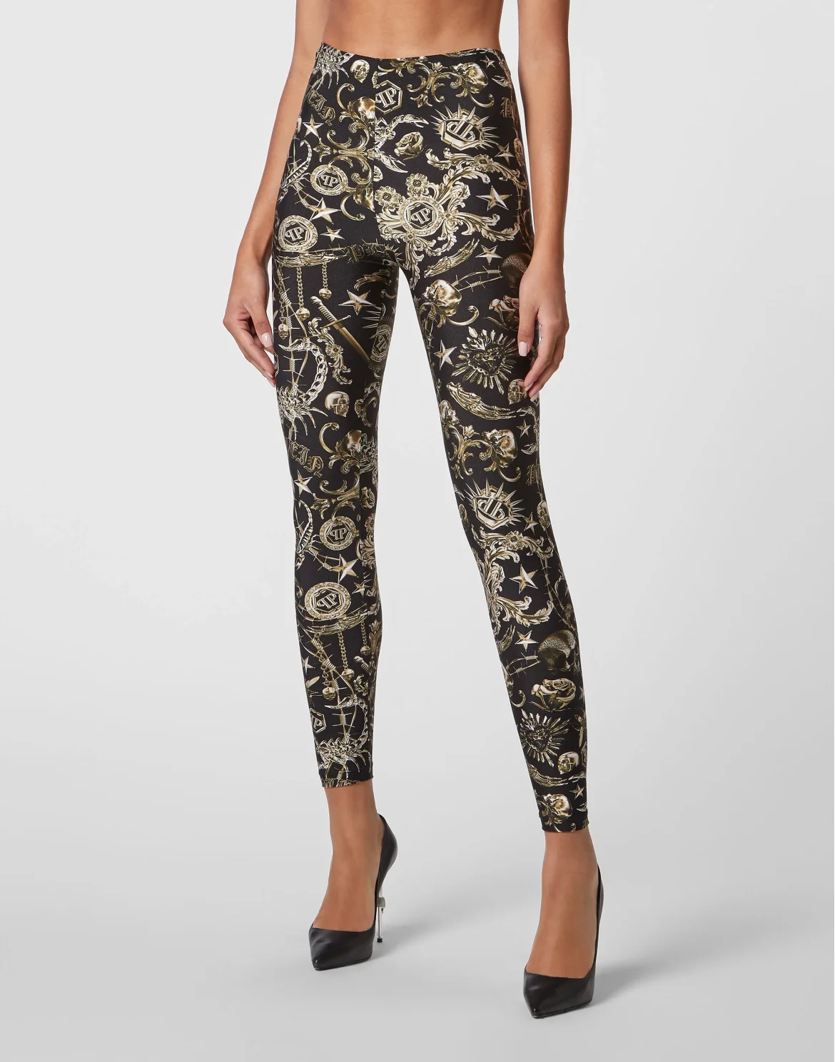 Super High Waist Leggings Scorpion, цвет: Мультиколор