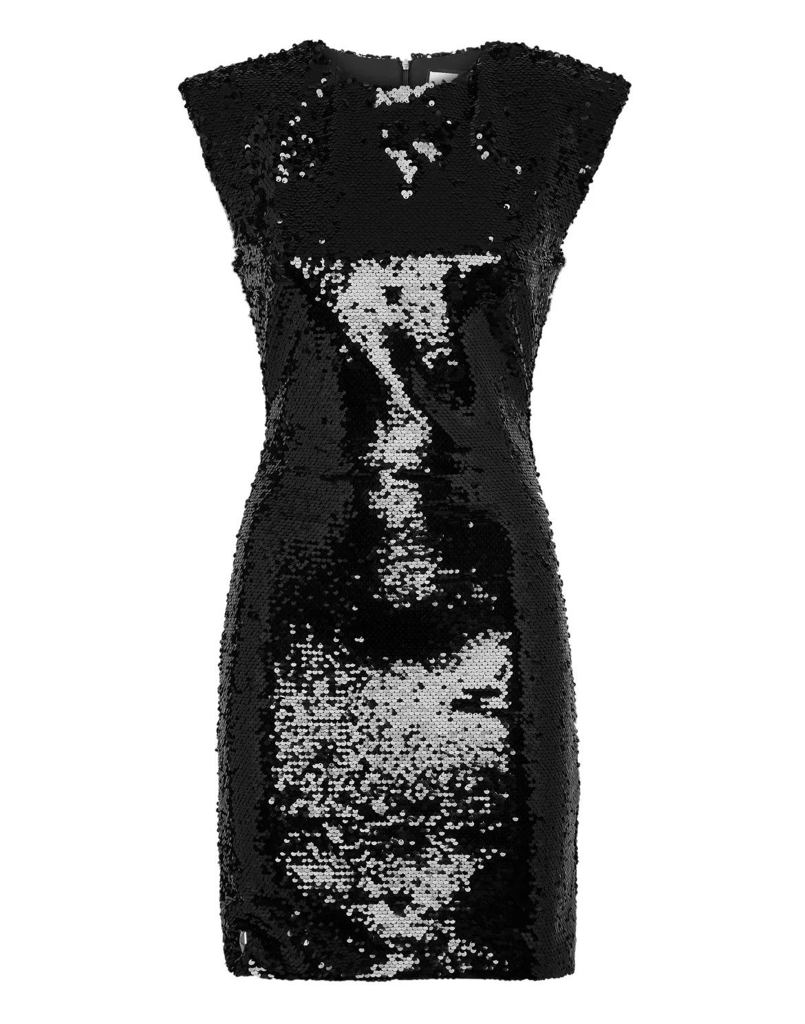 T-shirt Dress Sleeveless  with Crystals, цвет: Черный