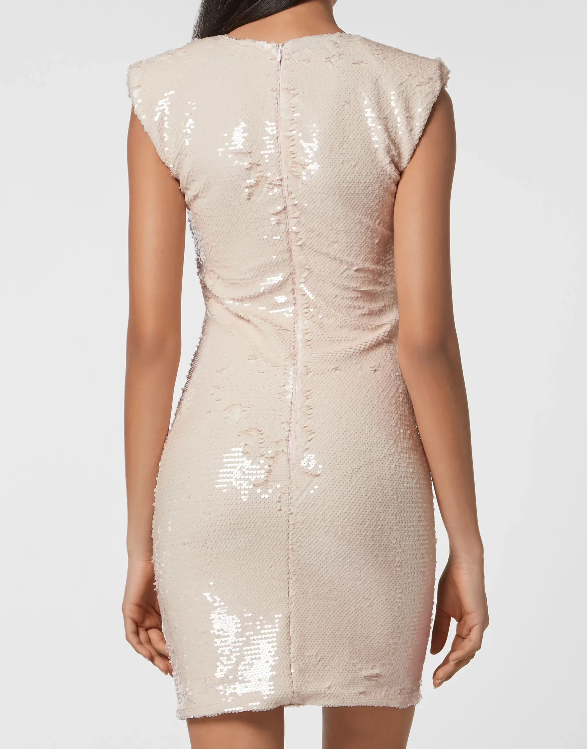 T-shirt Dress Sleeveless  with Crystals, цвет: Розовый