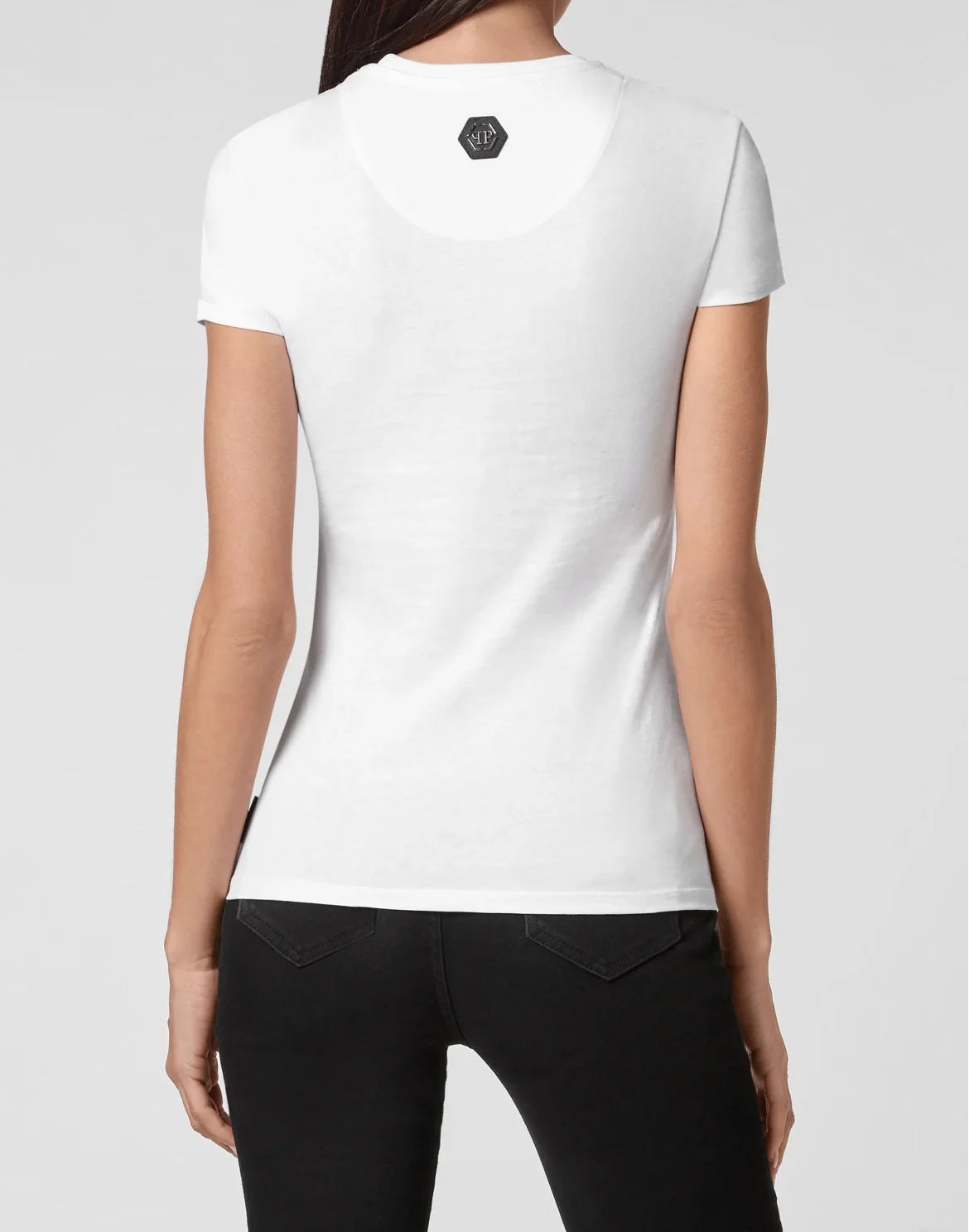 T-shirt Sexy Pure with Crystals, цвет: Белый
