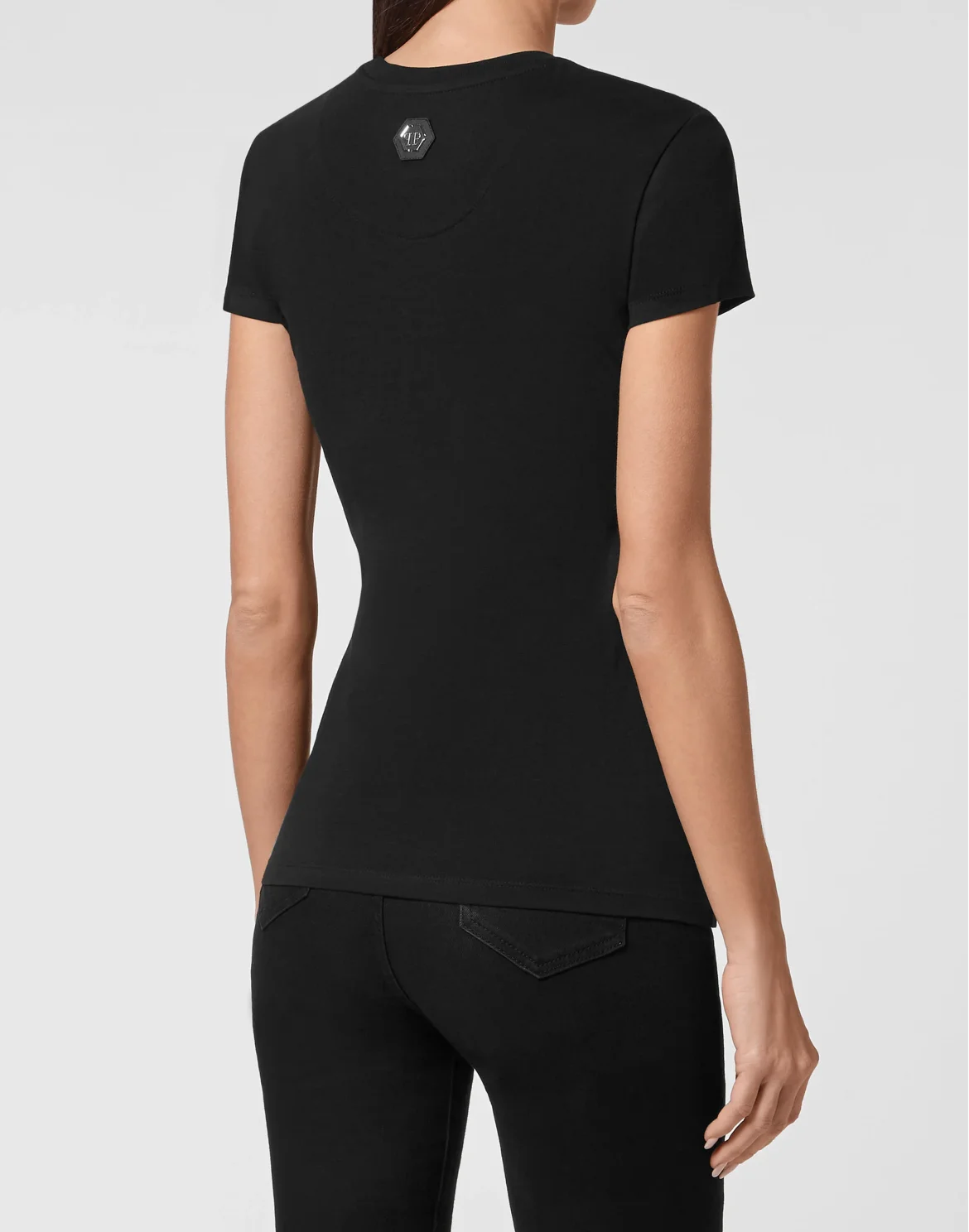 T-shirt Sexy Pure with Crystals, цвет: Черный