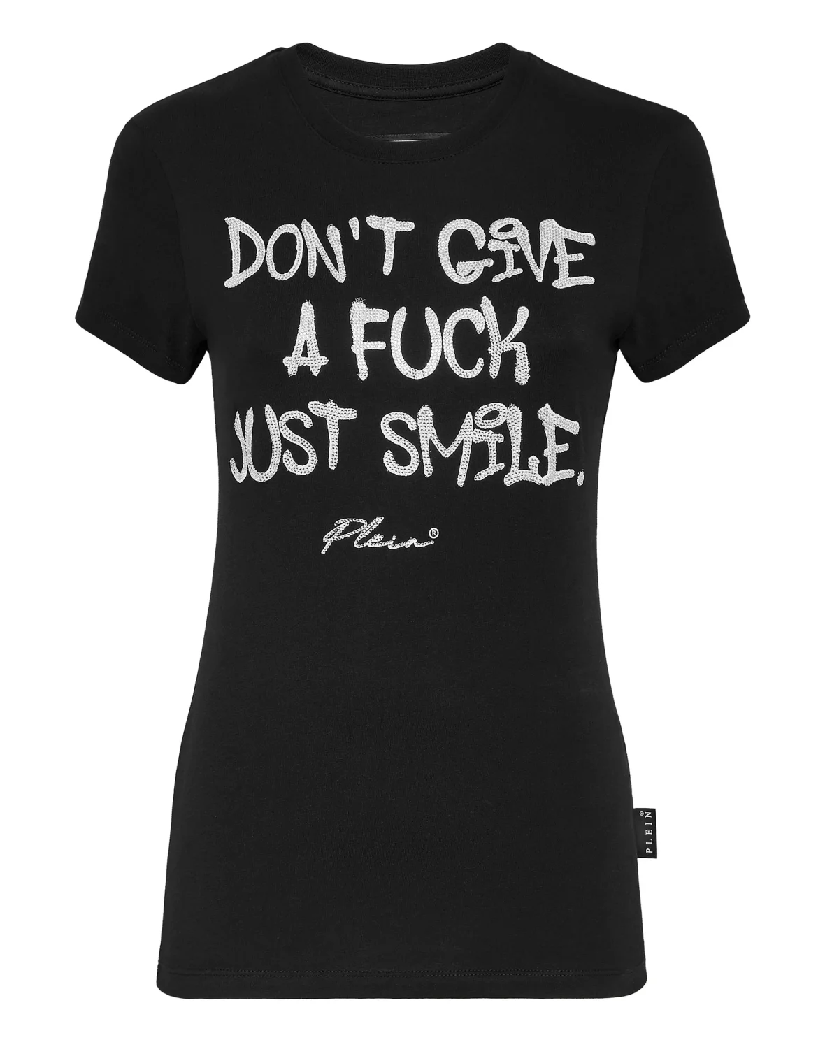 T-shirt Sexy Pure with Crystals, цвет: Черный