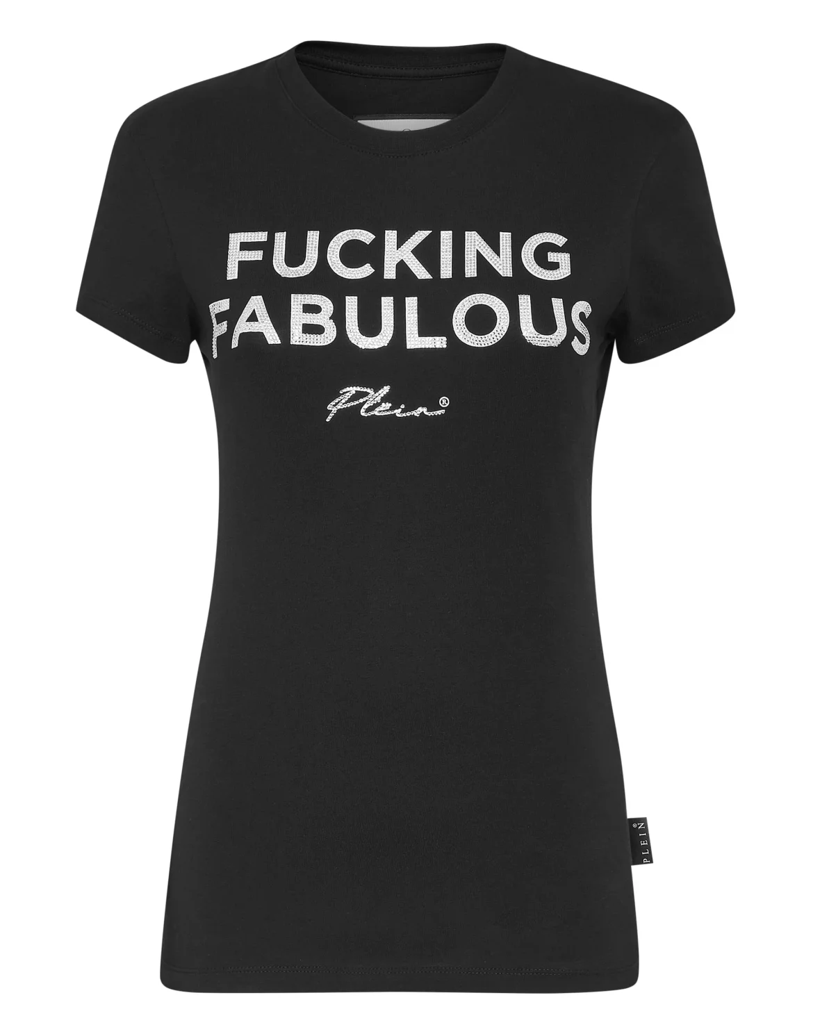 T-shirt Sexy Pure with Crystals, цвет: Черный
