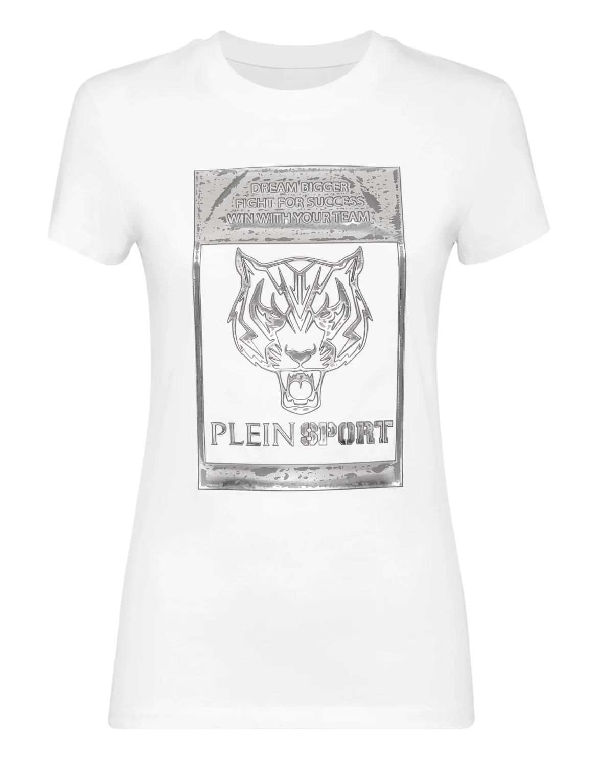 T-shirt Round Neck SS Sexy Pure Fit Tiger, цвет: Белый